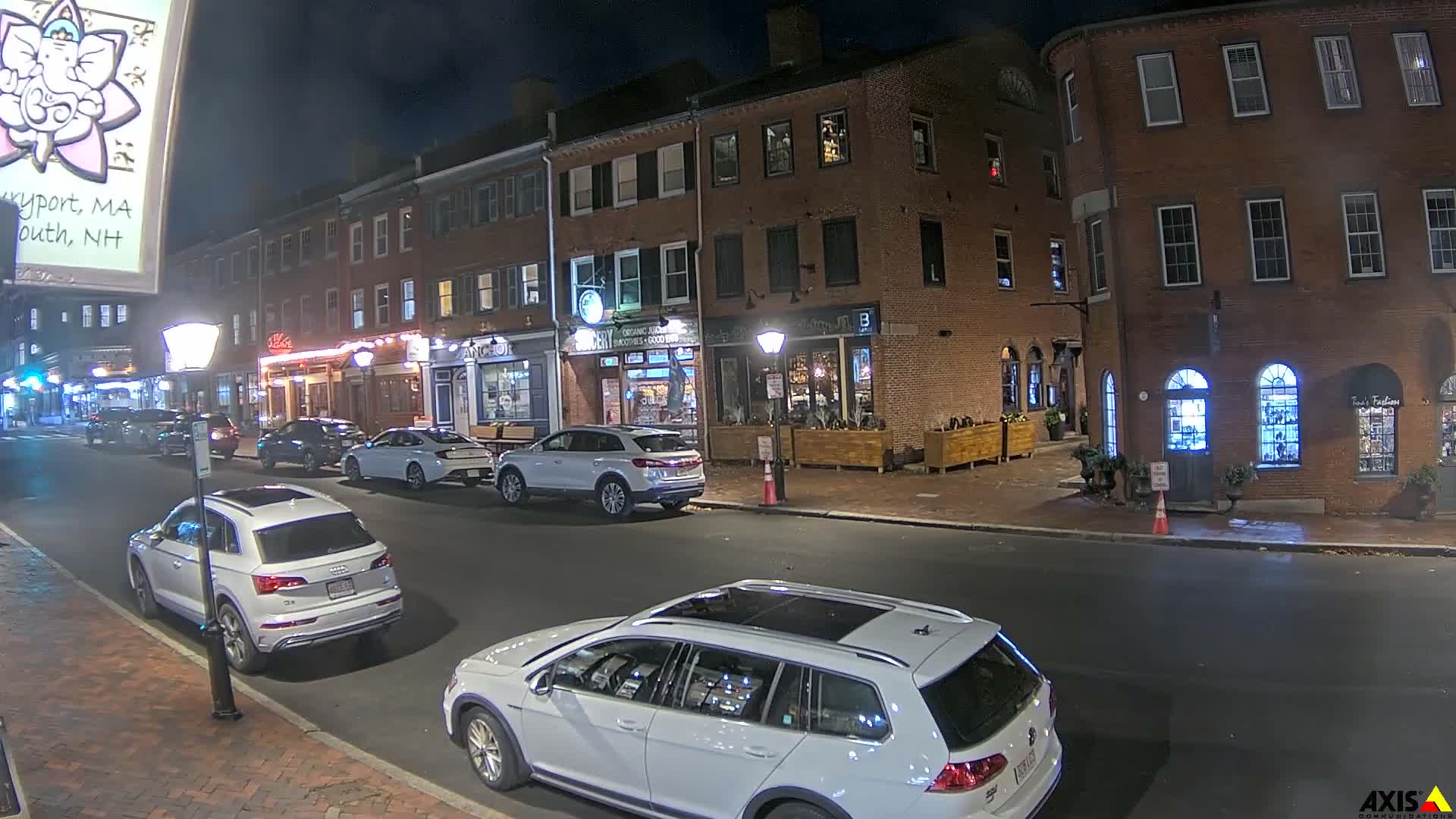 Newburyport, State Street South View Live Cam - Newburyport, Essex, Massachusetts, USA