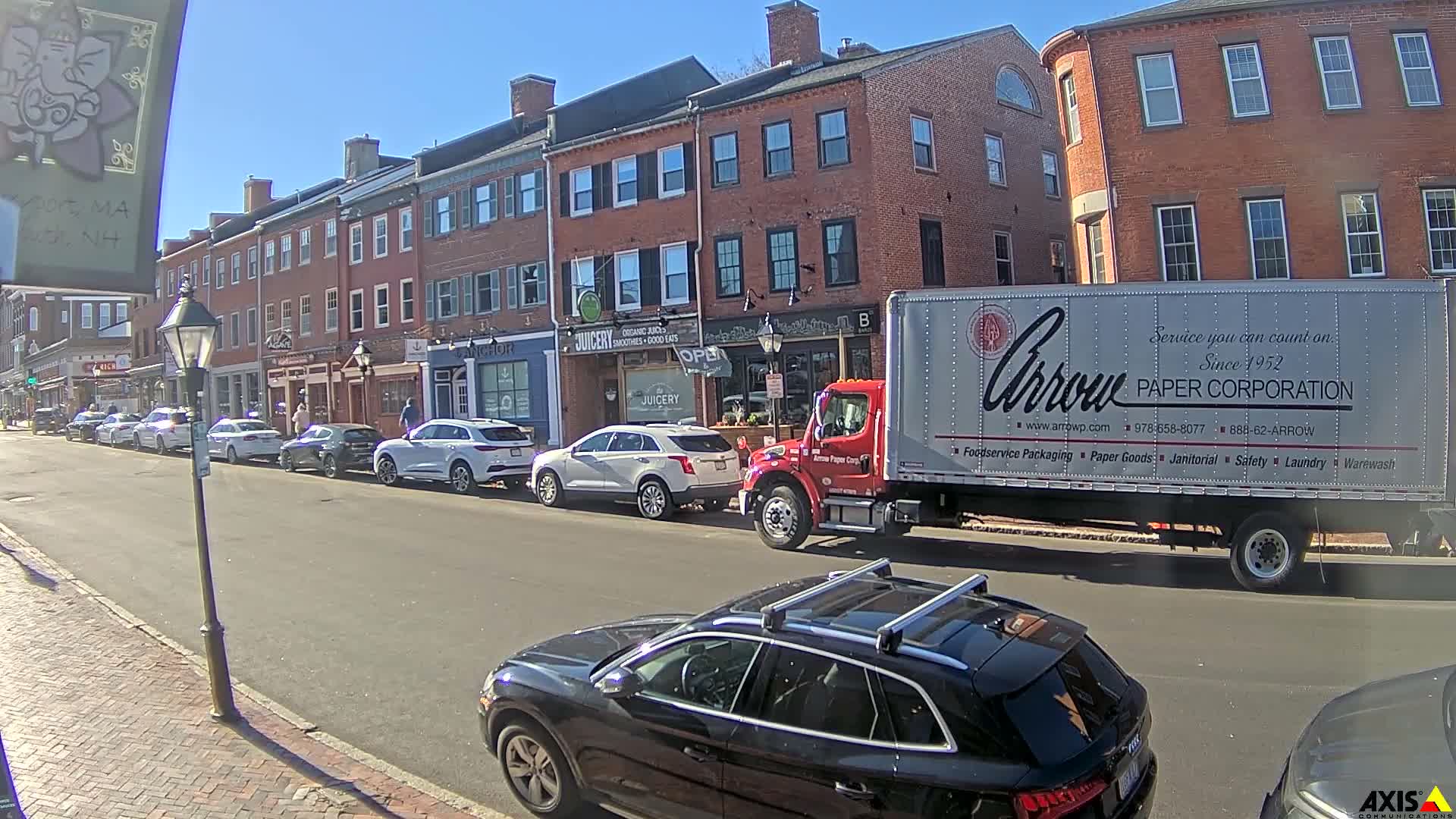 Newburyport, State Street South View Live Cam - Newburyport, Essex, Massachusetts, USA