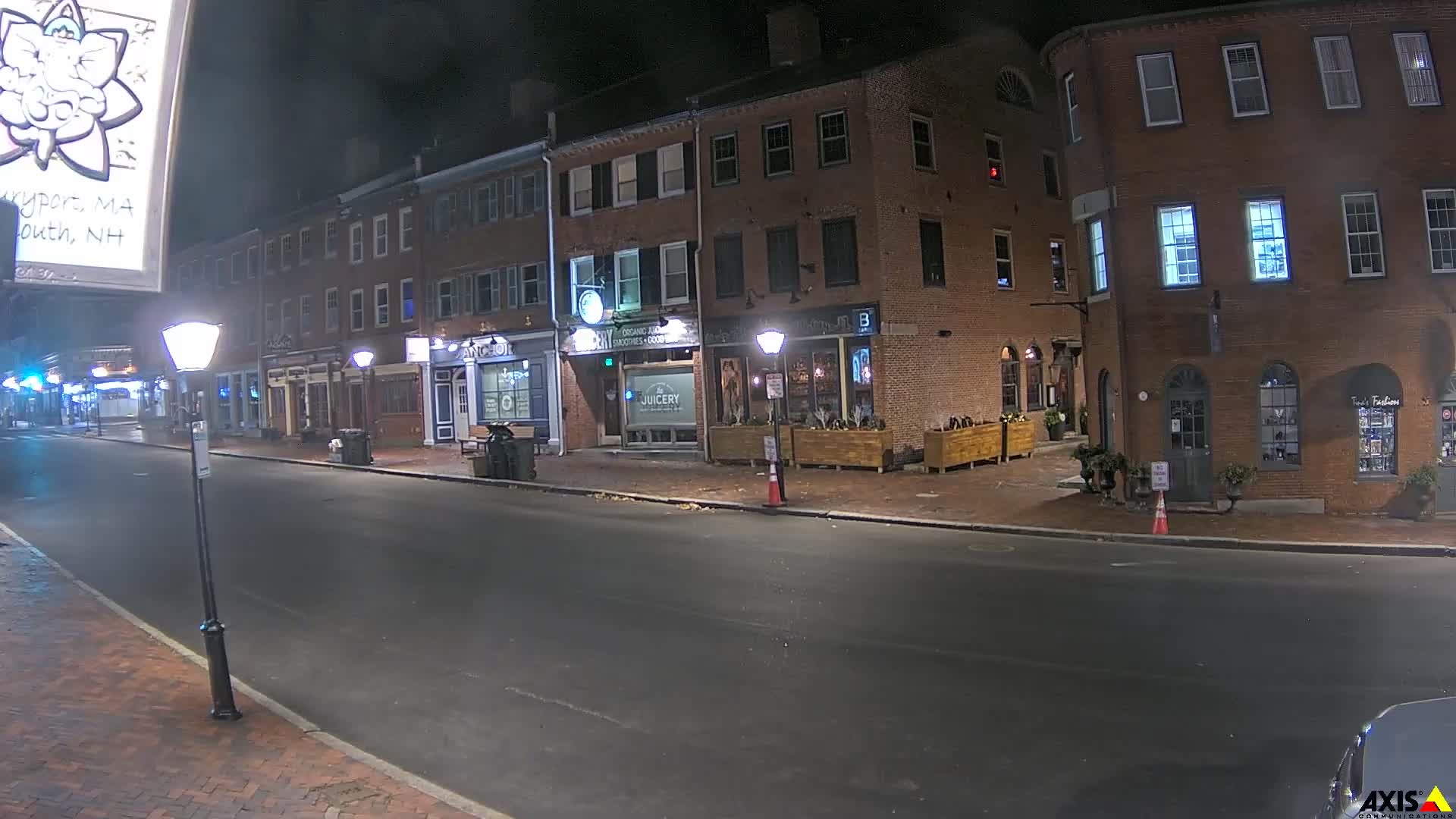 Newburyport, State Street South View Live Cam - Newburyport, Essex, Massachusetts, USA