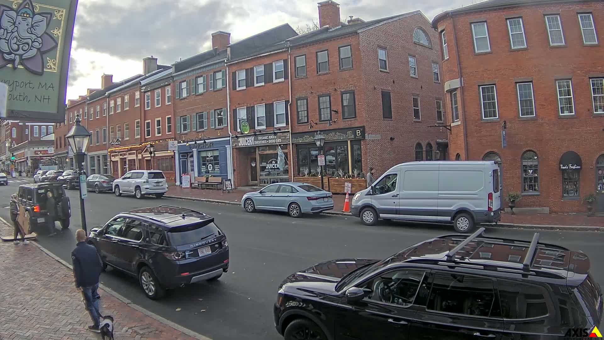 Newburyport, State Street South View Live Cam - Newburyport, Essex, Massachusetts, USA