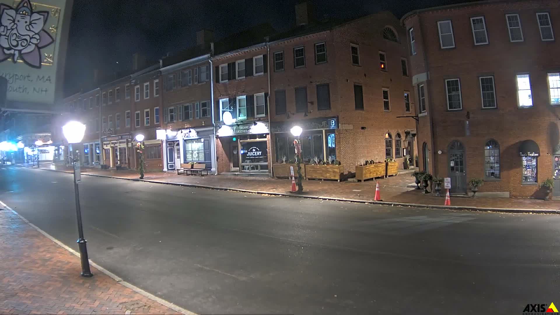 Newburyport, State Street South View Live Cam - Newburyport, Essex, Massachusetts, USA
