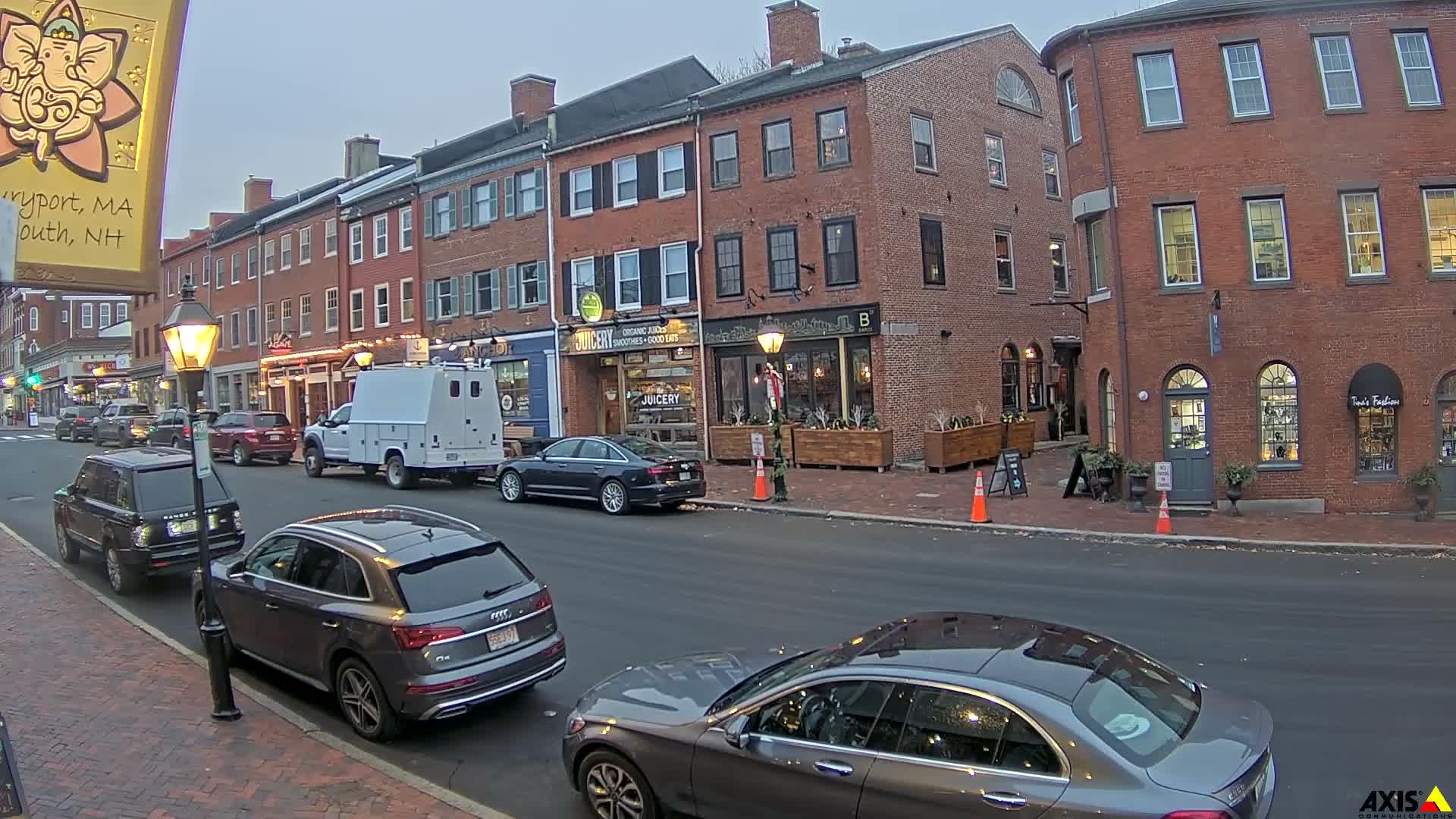 Newburyport, State Street South View Live Cam - Newburyport, Essex, Massachusetts, USA