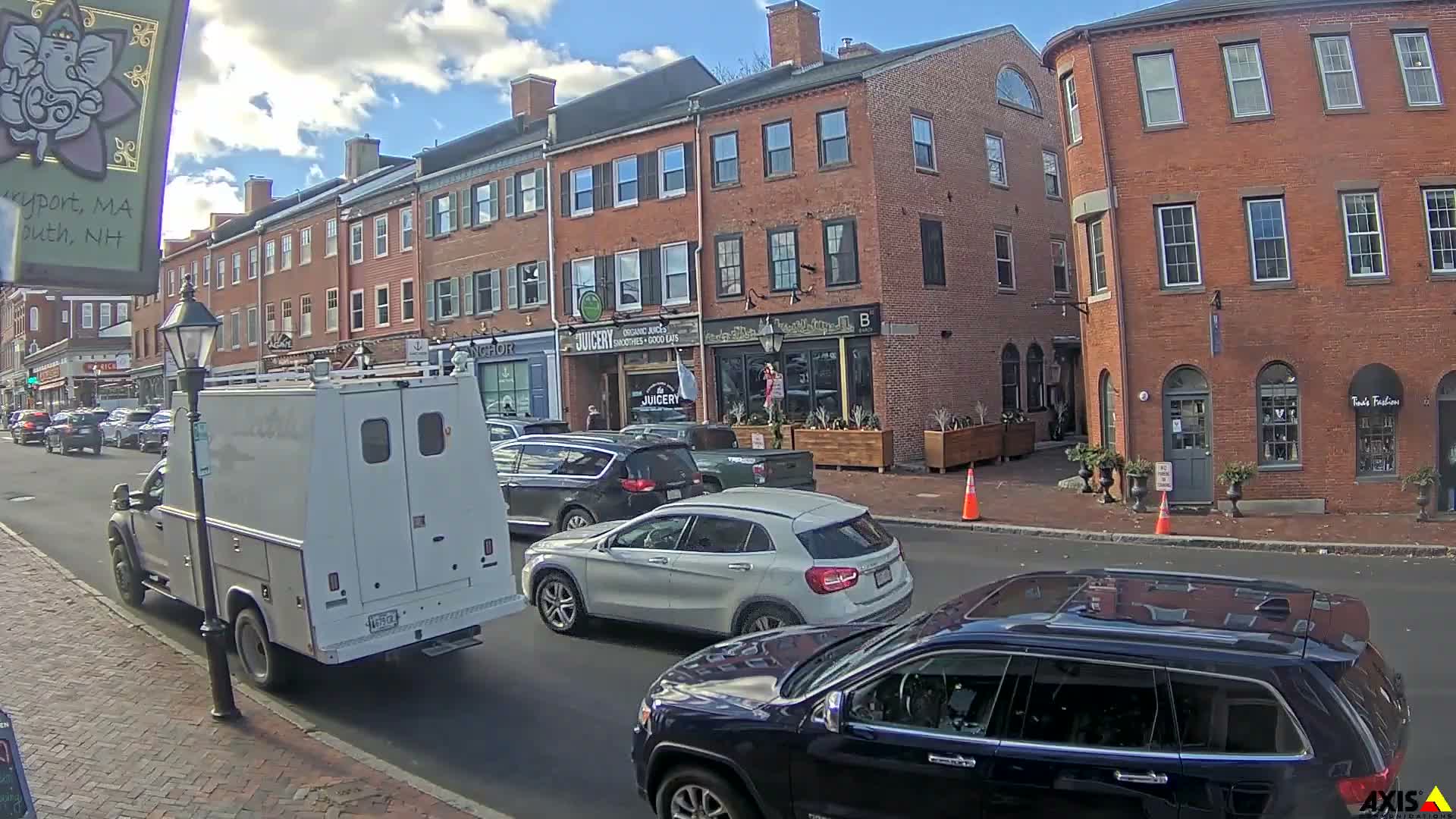Newburyport, State Street South View Live Cam - Newburyport, Essex, Massachusetts, USA