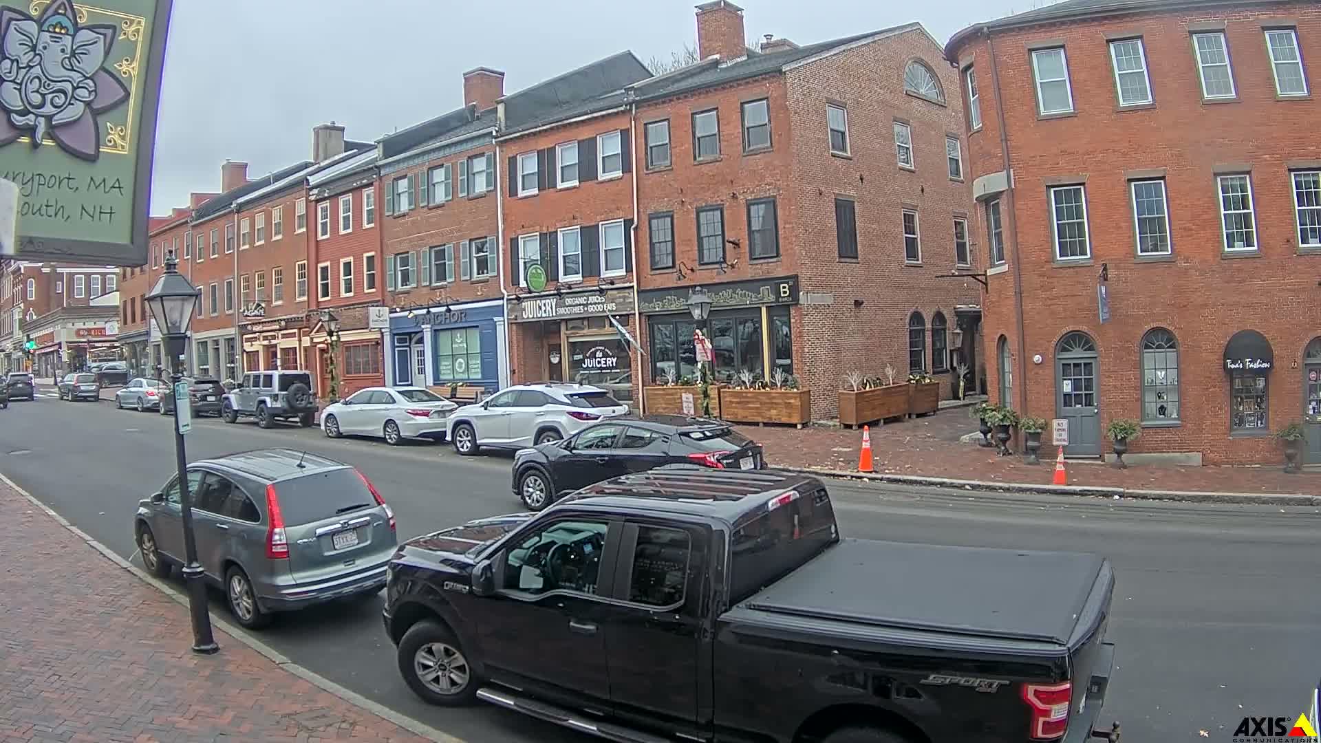 Newburyport, State Street South View Live Cam - Newburyport, Essex, Massachusetts, USA