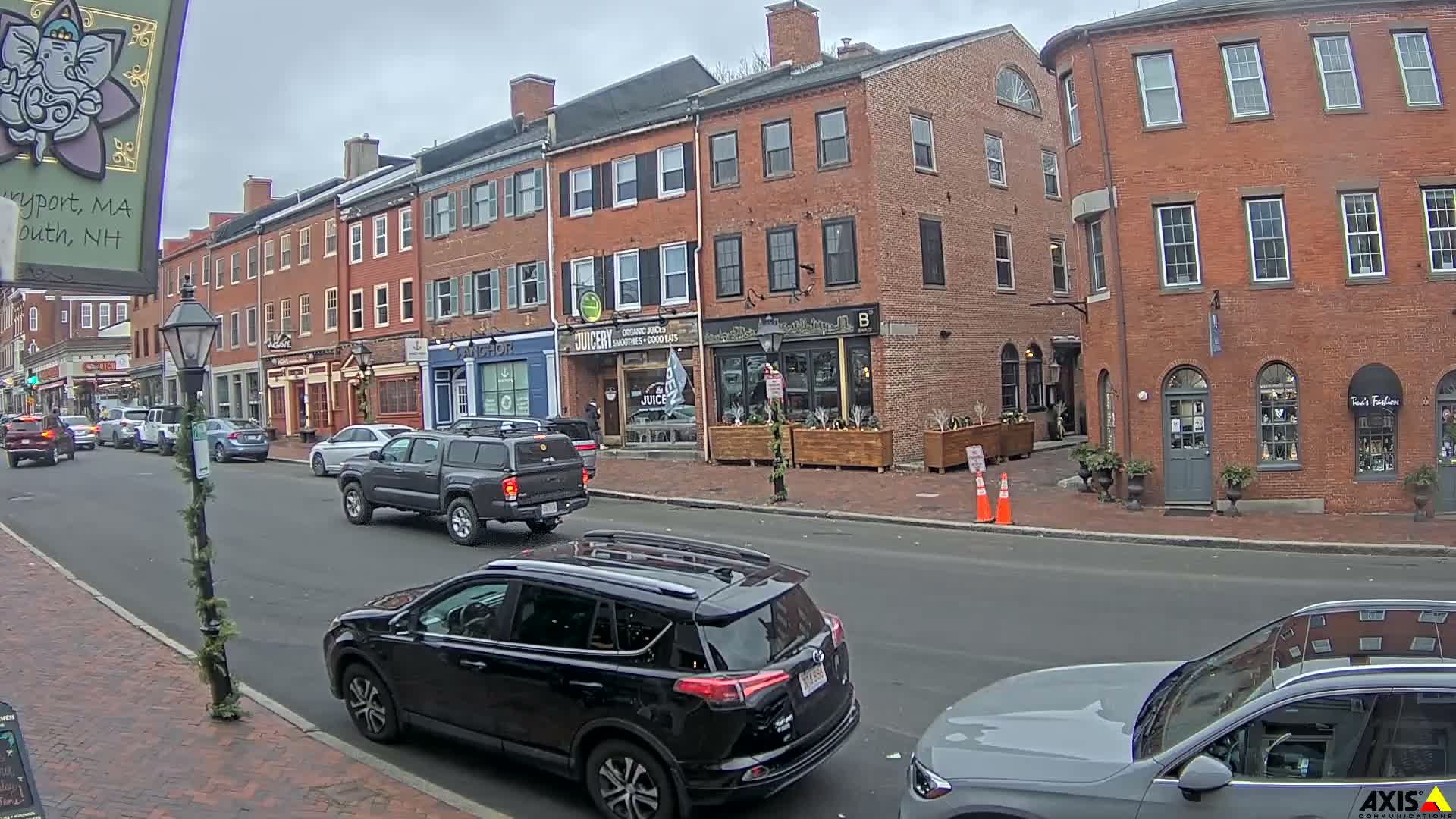 Newburyport, State Street South View Live Cam - Newburyport, Essex, Massachusetts, USA