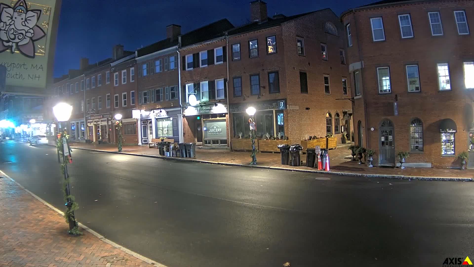 Newburyport, State Street South View Live Cam - Newburyport, Essex, Massachusetts, USA