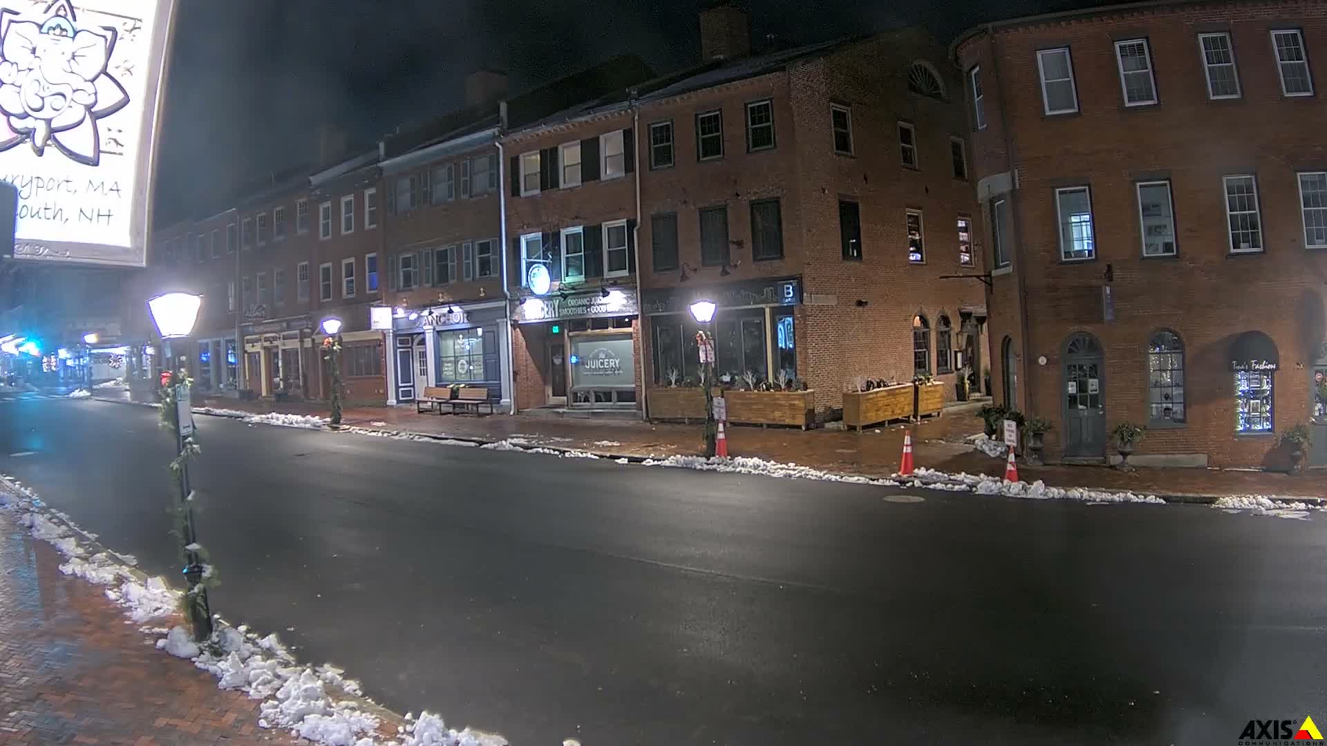 Newburyport, State Street South View Live Cam - Newburyport, Essex, Massachusetts, USA