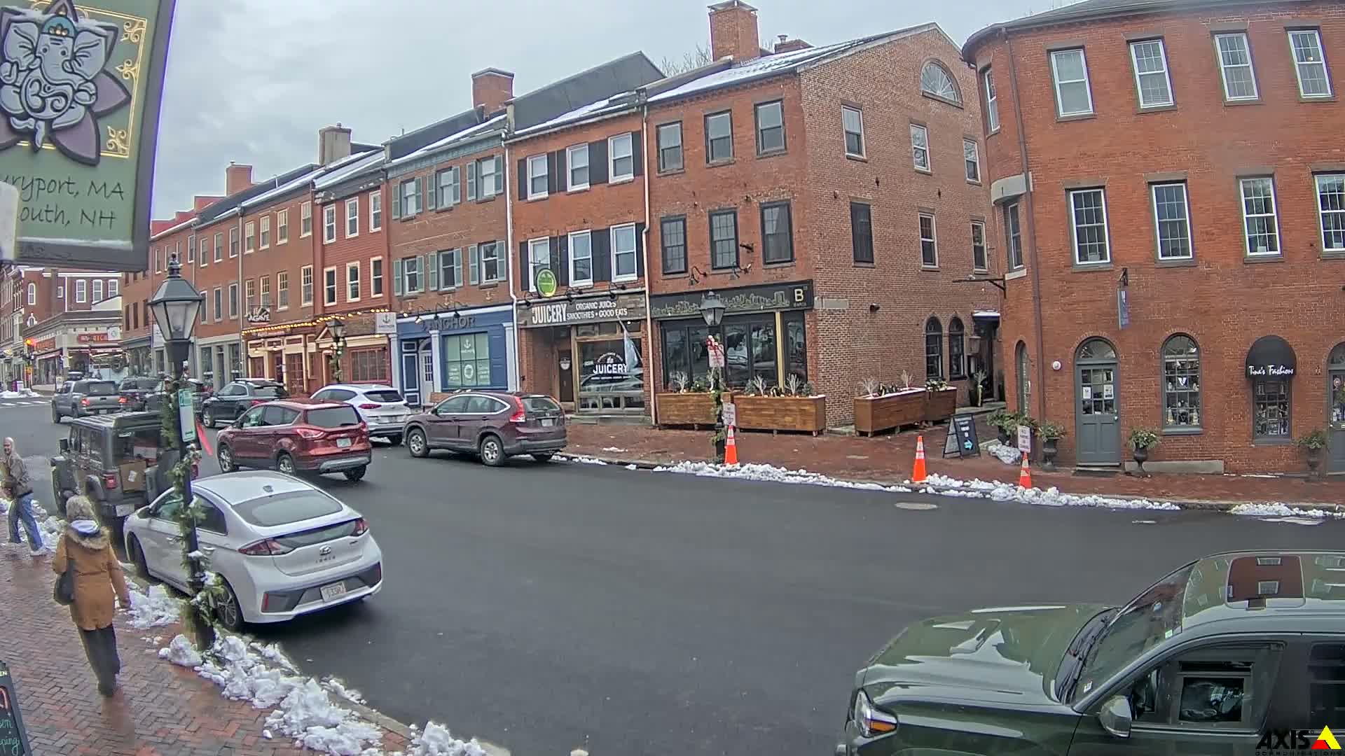 Newburyport, State Street South View Live Cam - Newburyport, Essex, Massachusetts, USA