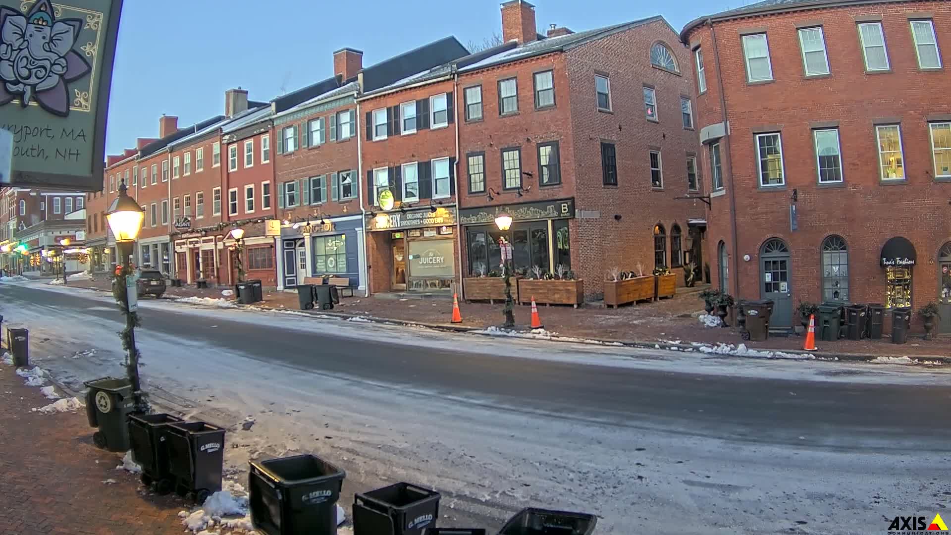 Newburyport, State Street South View Live Cam - Newburyport, Essex, Massachusetts, USA