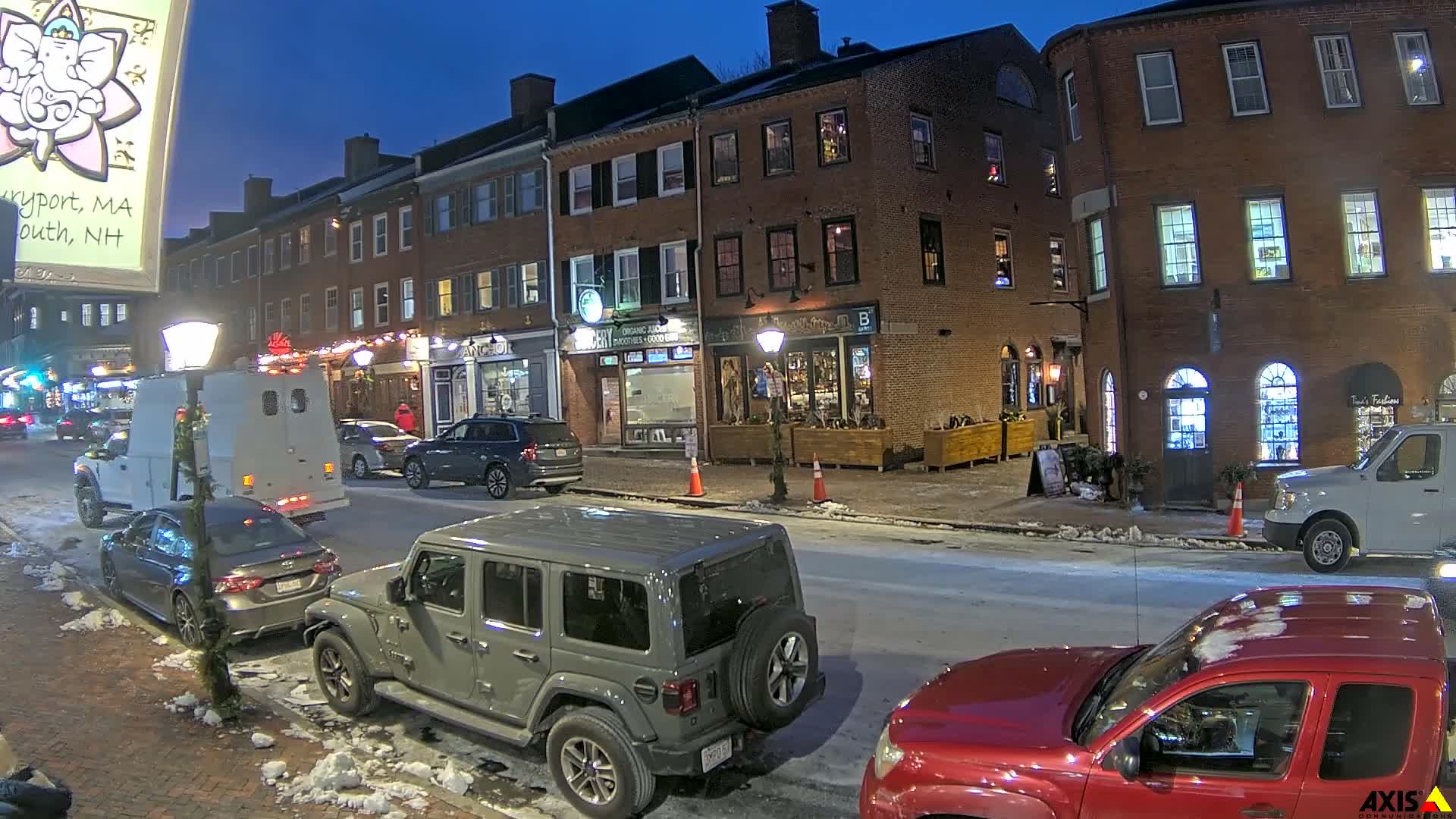 Newburyport, State Street South View Live Cam - Newburyport, Essex, Massachusetts, USA