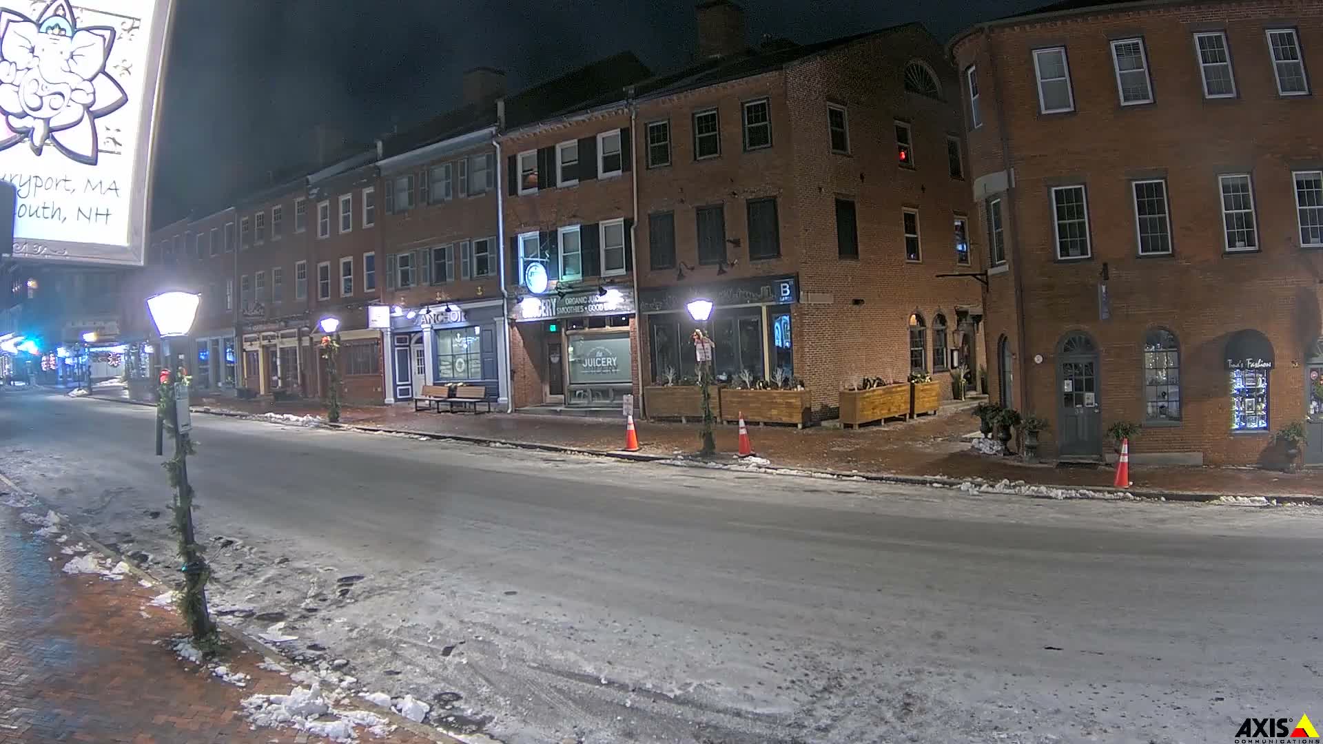 Newburyport, State Street South View Live Cam - Newburyport, Essex, Massachusetts, USA