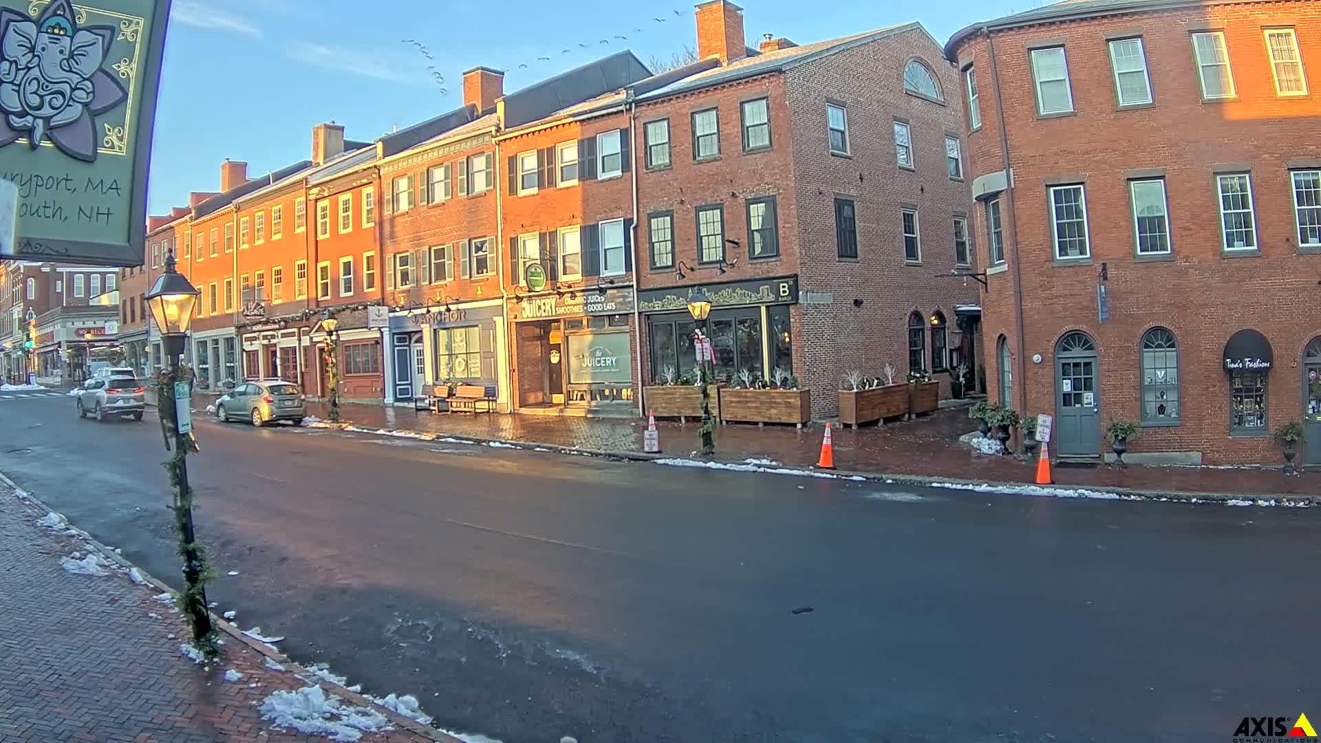 Newburyport, State Street South View Live Cam - Newburyport, Essex, Massachusetts, USA