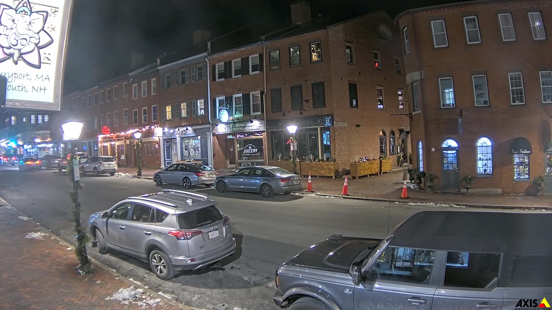 Newburyport, State Street South View Live Cam - Newburyport, Essex, Massachusetts, USA