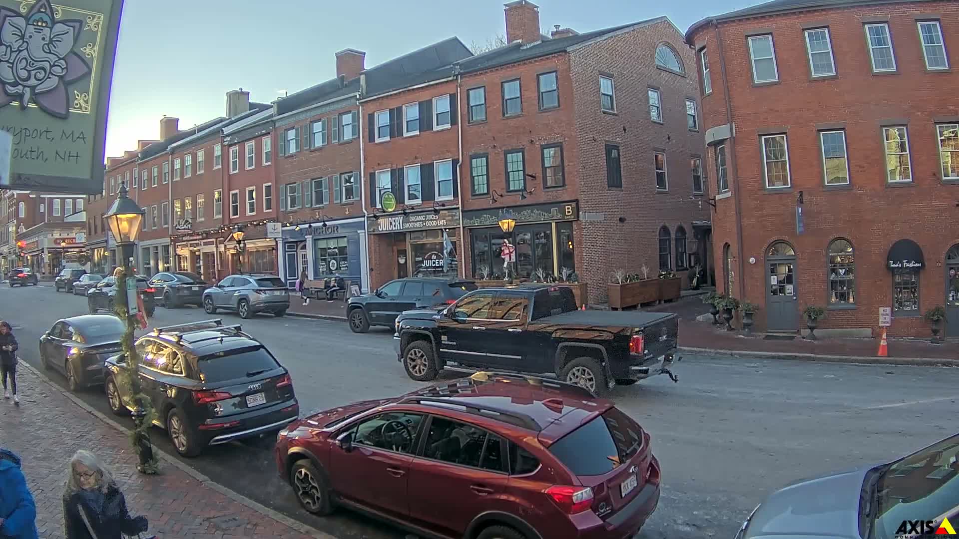 Newburyport, State Street South View Live Cam - Newburyport, Essex, Massachusetts, USA
