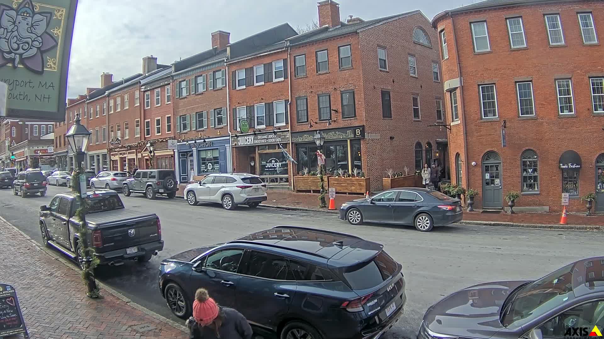 Newburyport, State Street South View Live Cam - Newburyport, Essex, Massachusetts, USA