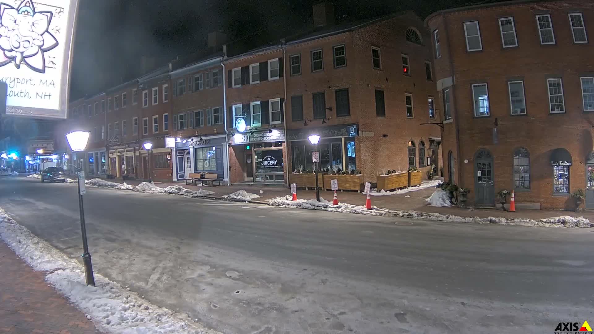 Newburyport, State Street South View Live Cam - Newburyport, Essex, Massachusetts, USA
