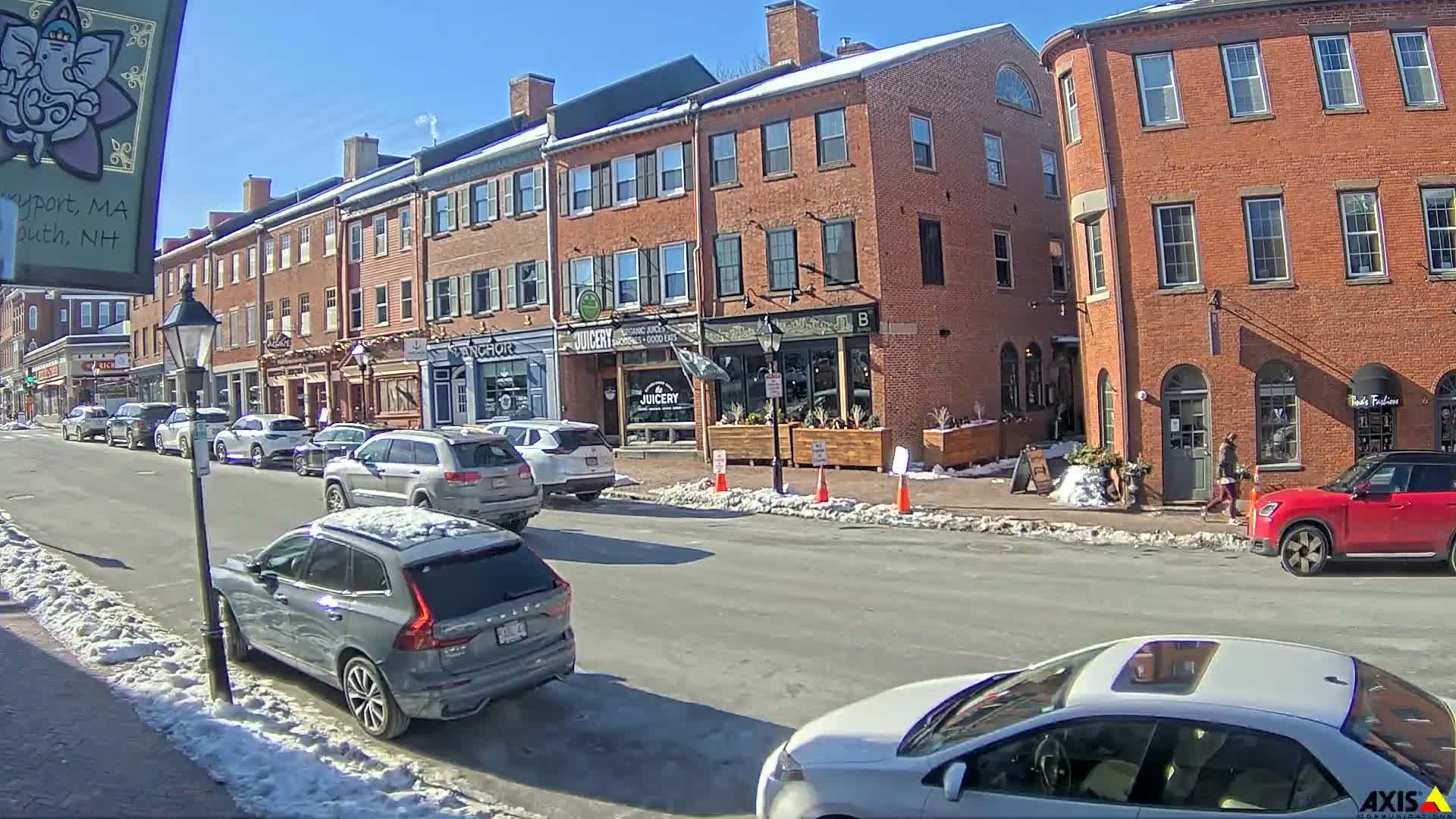 Newburyport, State Street South View Live Cam - Newburyport, Essex, Massachusetts, USA