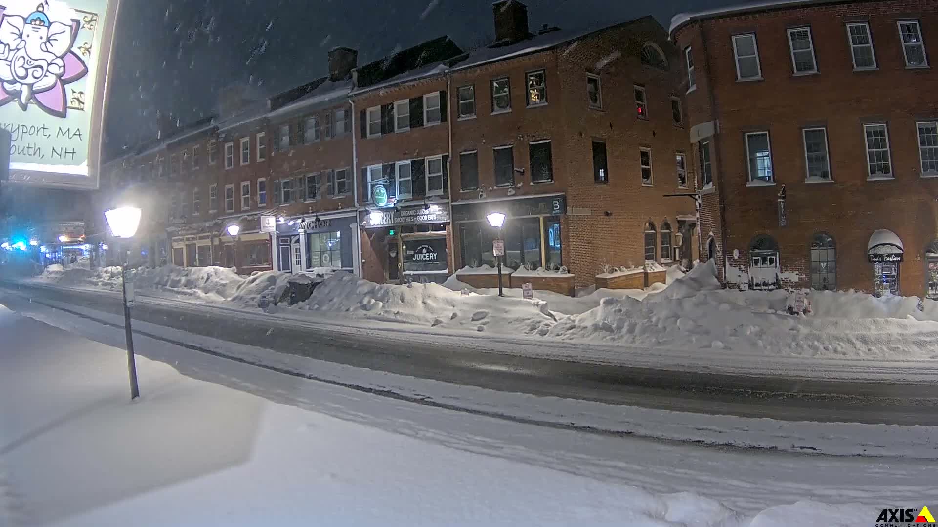 Newburyport, State Street South View Live Cam - Newburyport, Essex, Massachusetts, USA