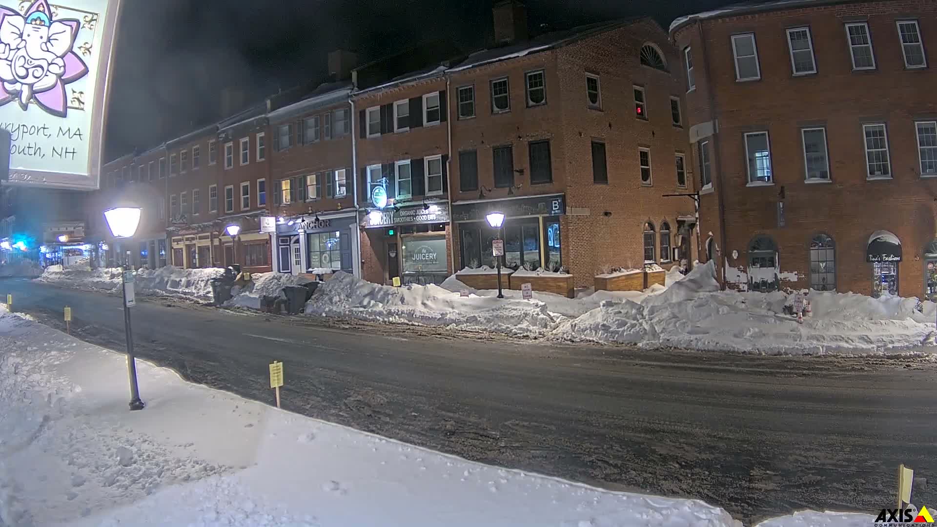 Newburyport, State Street South View Live Cam - Newburyport, Essex, Massachusetts, USA