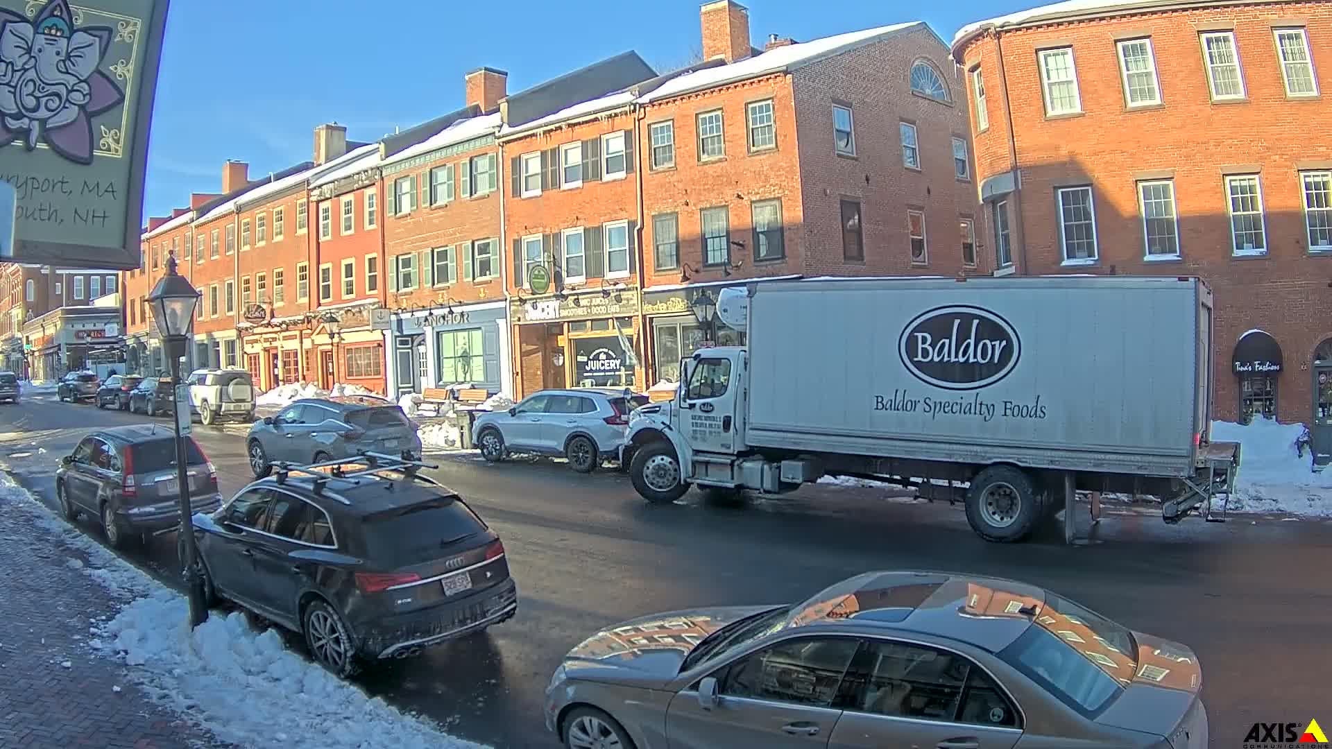 Newburyport, State Street South View Live Cam - Newburyport, Essex, Massachusetts, USA