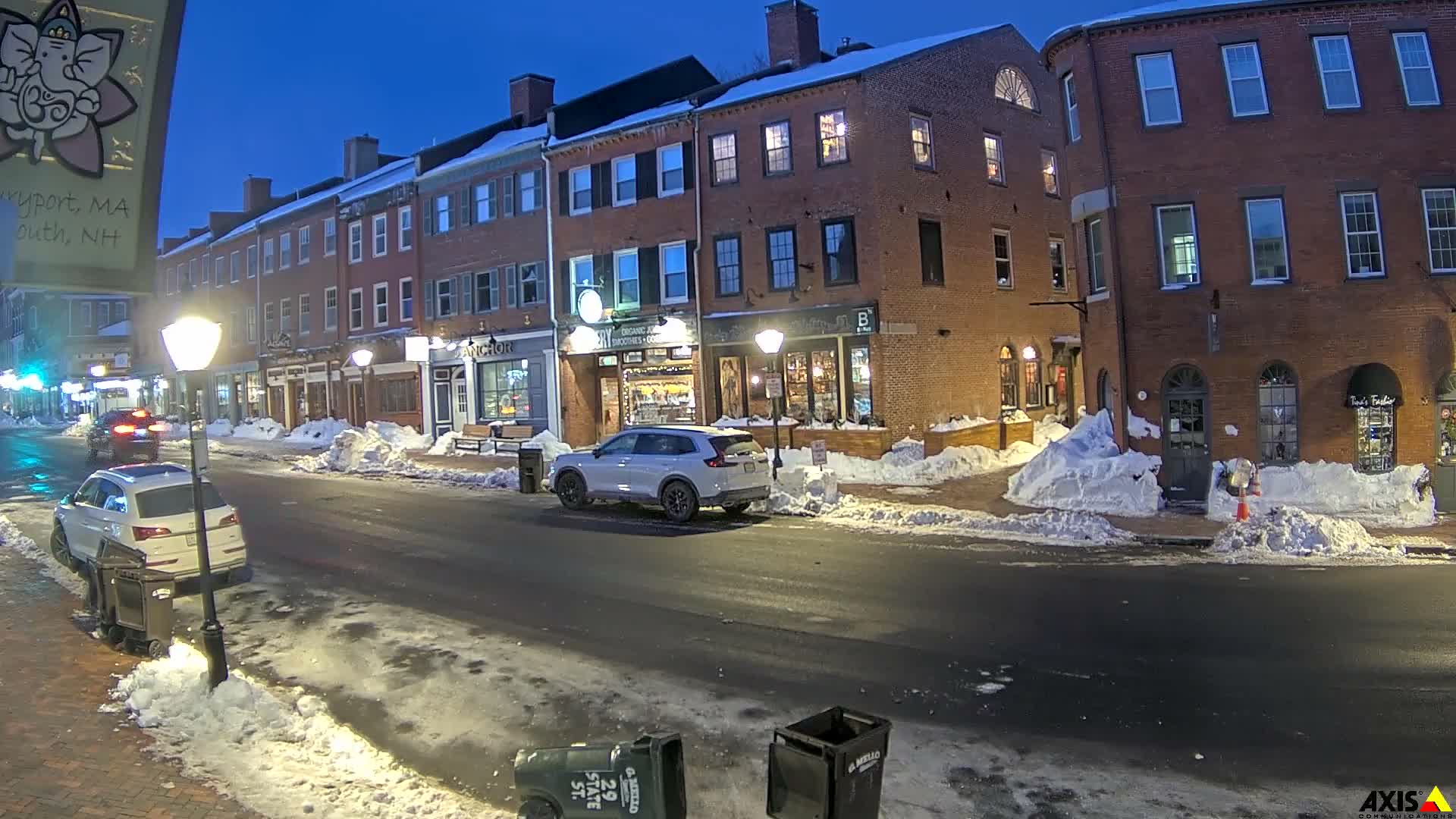 Newburyport, State Street South View Live Cam - Newburyport, Essex, Massachusetts, USA