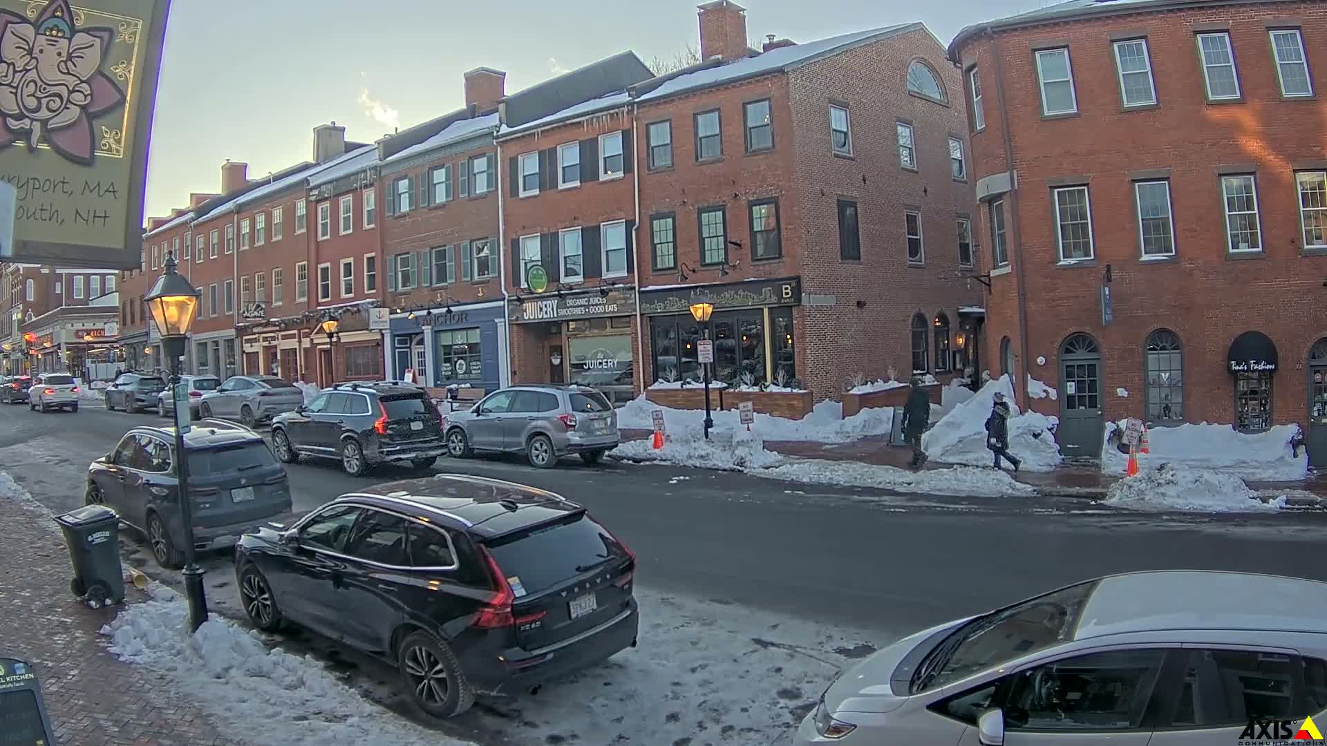 Newburyport, State Street South View Live Cam - Newburyport, Essex, Massachusetts, USA