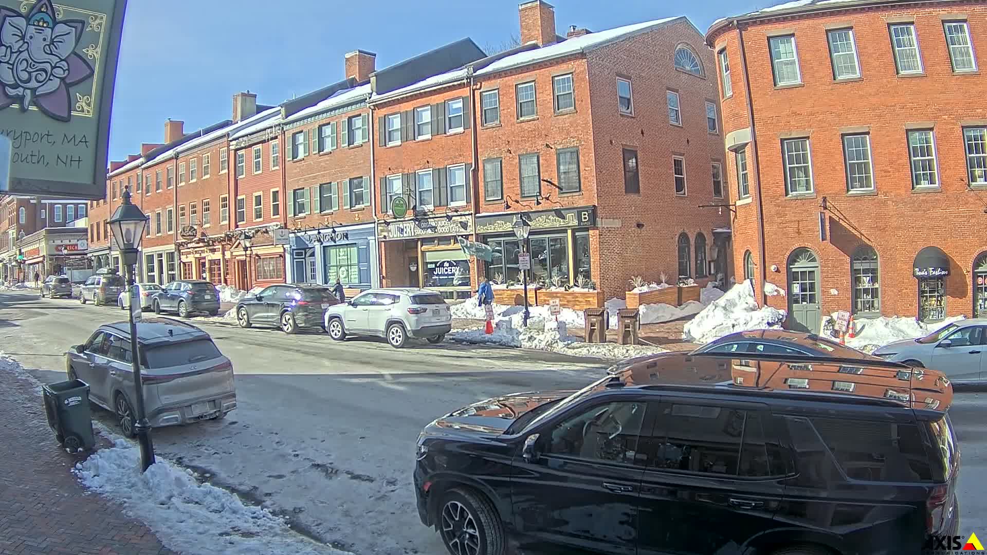 Newburyport, State Street South View Live Cam - Newburyport, Essex, Massachusetts, USA