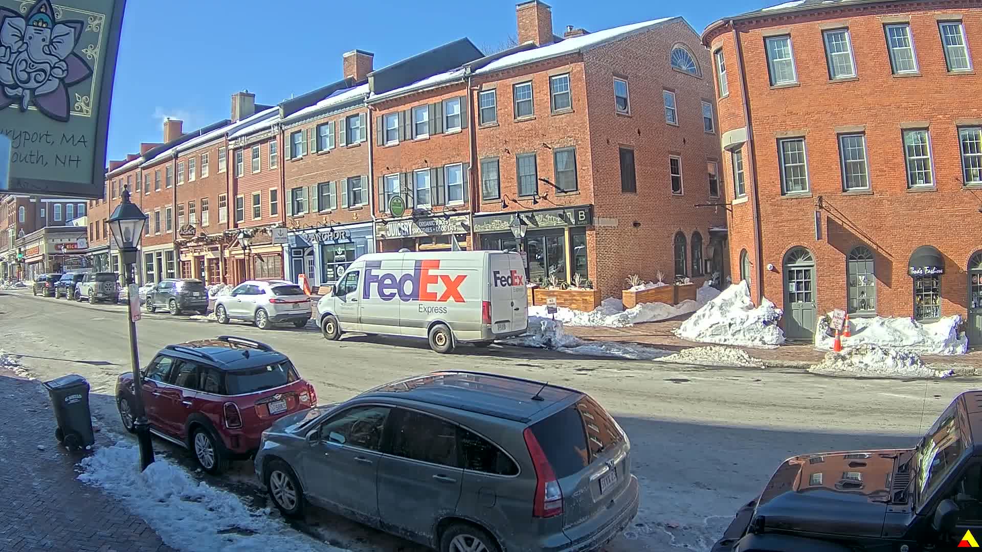 Newburyport, State Street South View Live Cam - Newburyport, Essex, Massachusetts, USA