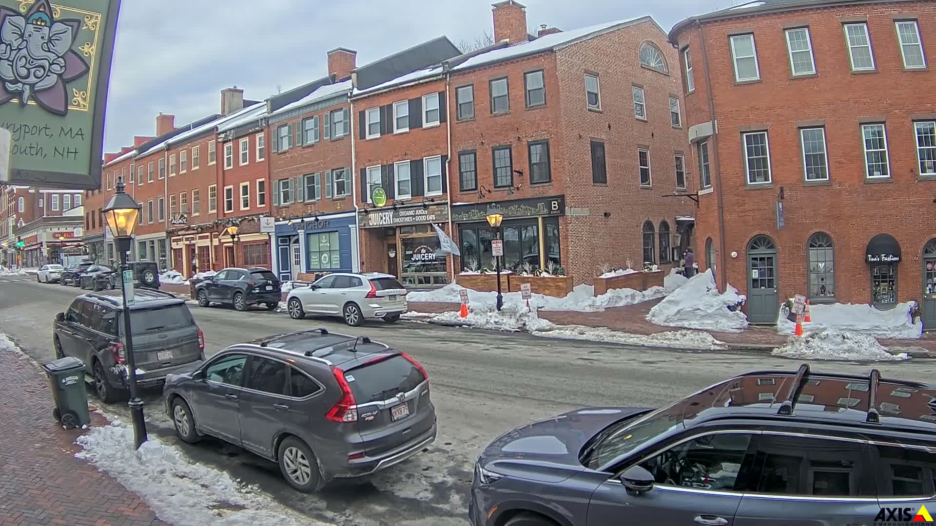 Newburyport, State Street South View Live Cam - Newburyport, Essex, Massachusetts, USA