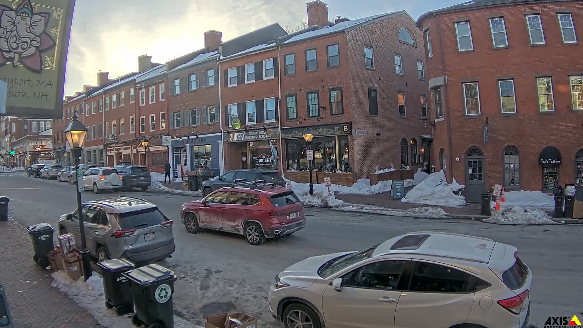 Newburyport, State Street South View Live Cam - Newburyport, Essex, Massachusetts, USA