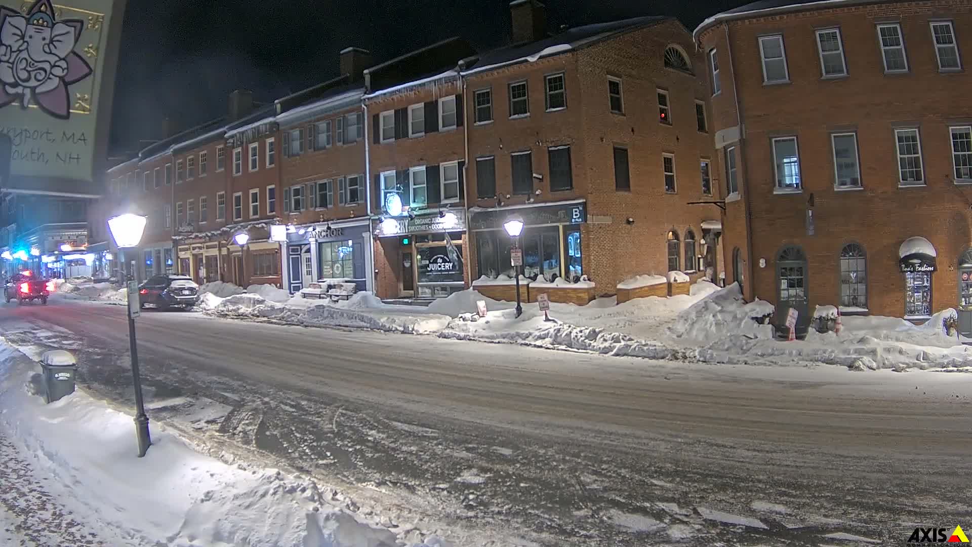 Newburyport, State Street South View Live Cam - Newburyport, Essex, Massachusetts, USA