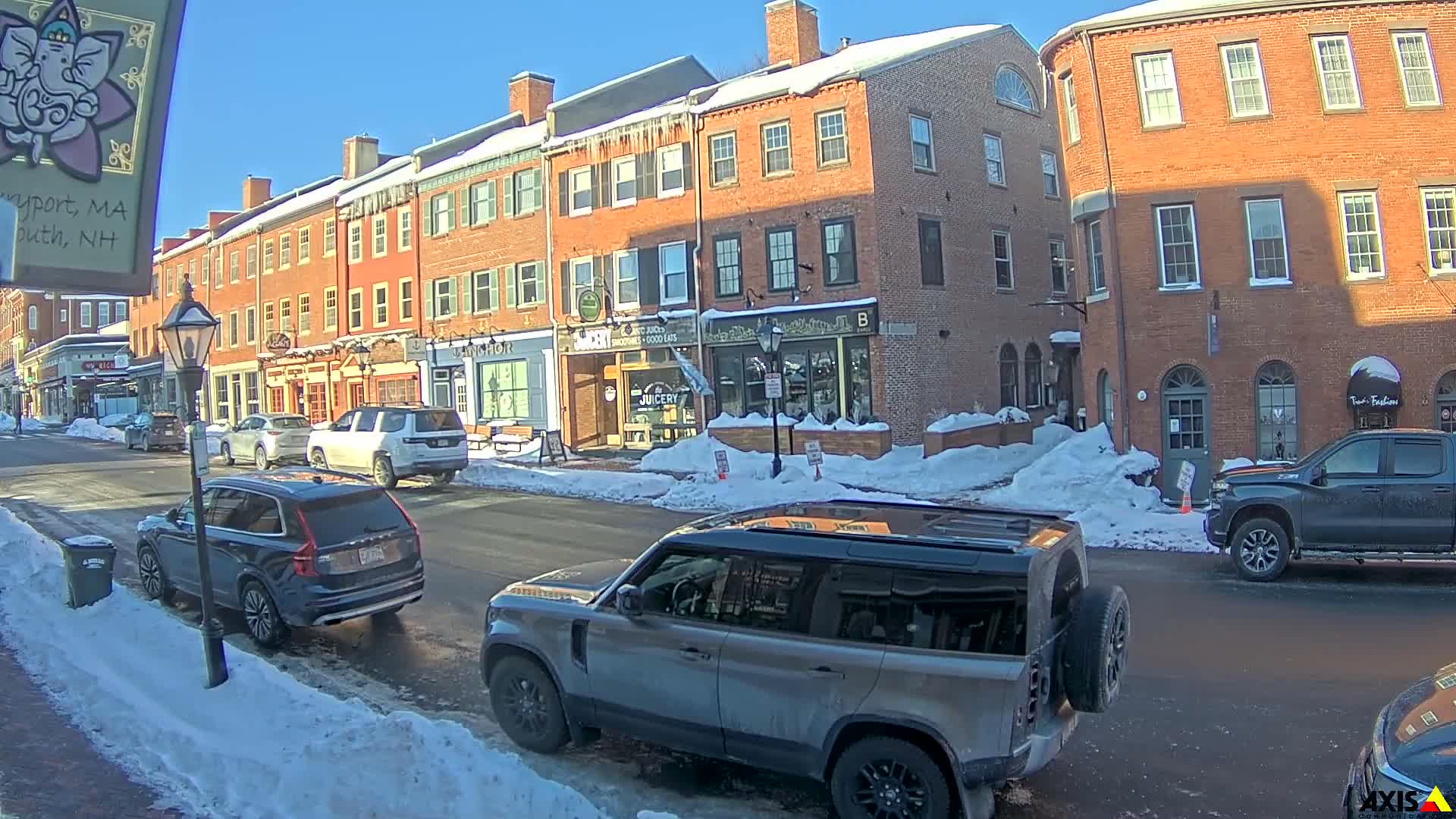 Newburyport, State Street South View Live Cam - Newburyport, Essex, Massachusetts, USA