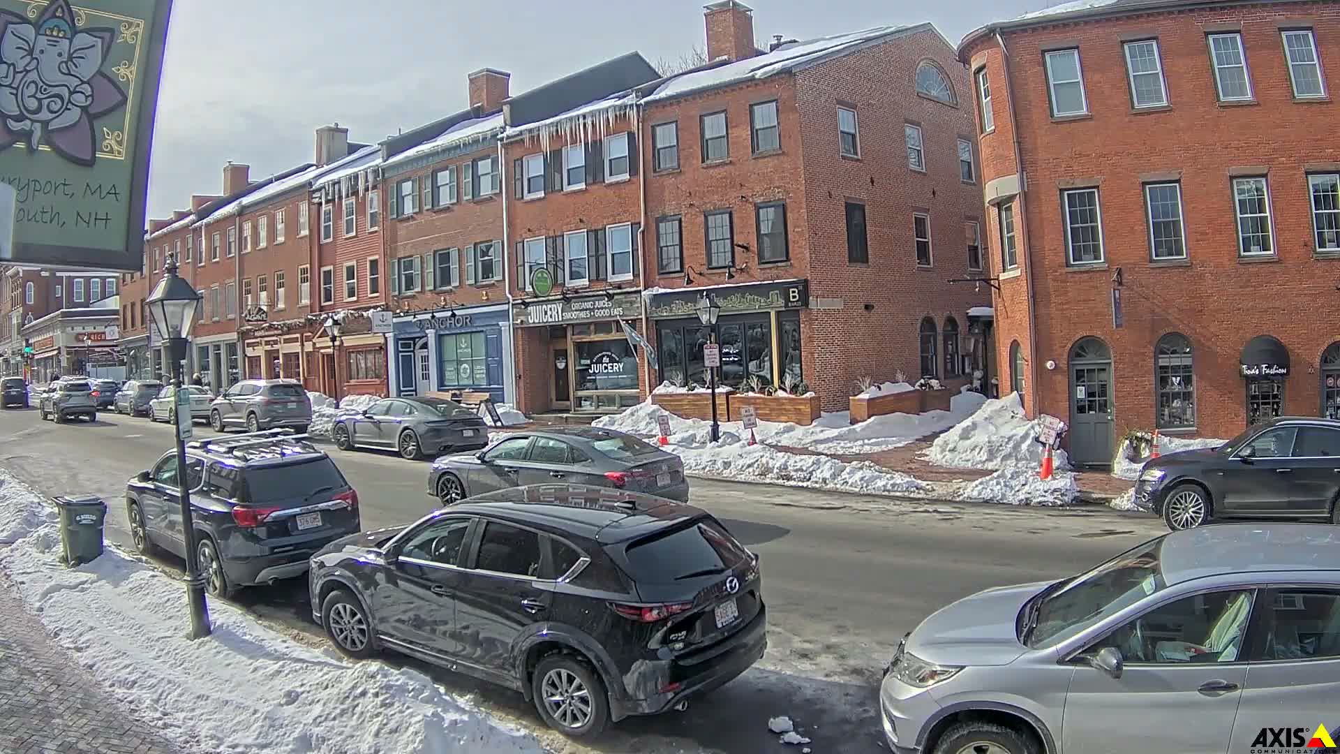 Newburyport, State Street South View Live Cam - Newburyport, Essex, Massachusetts, USA