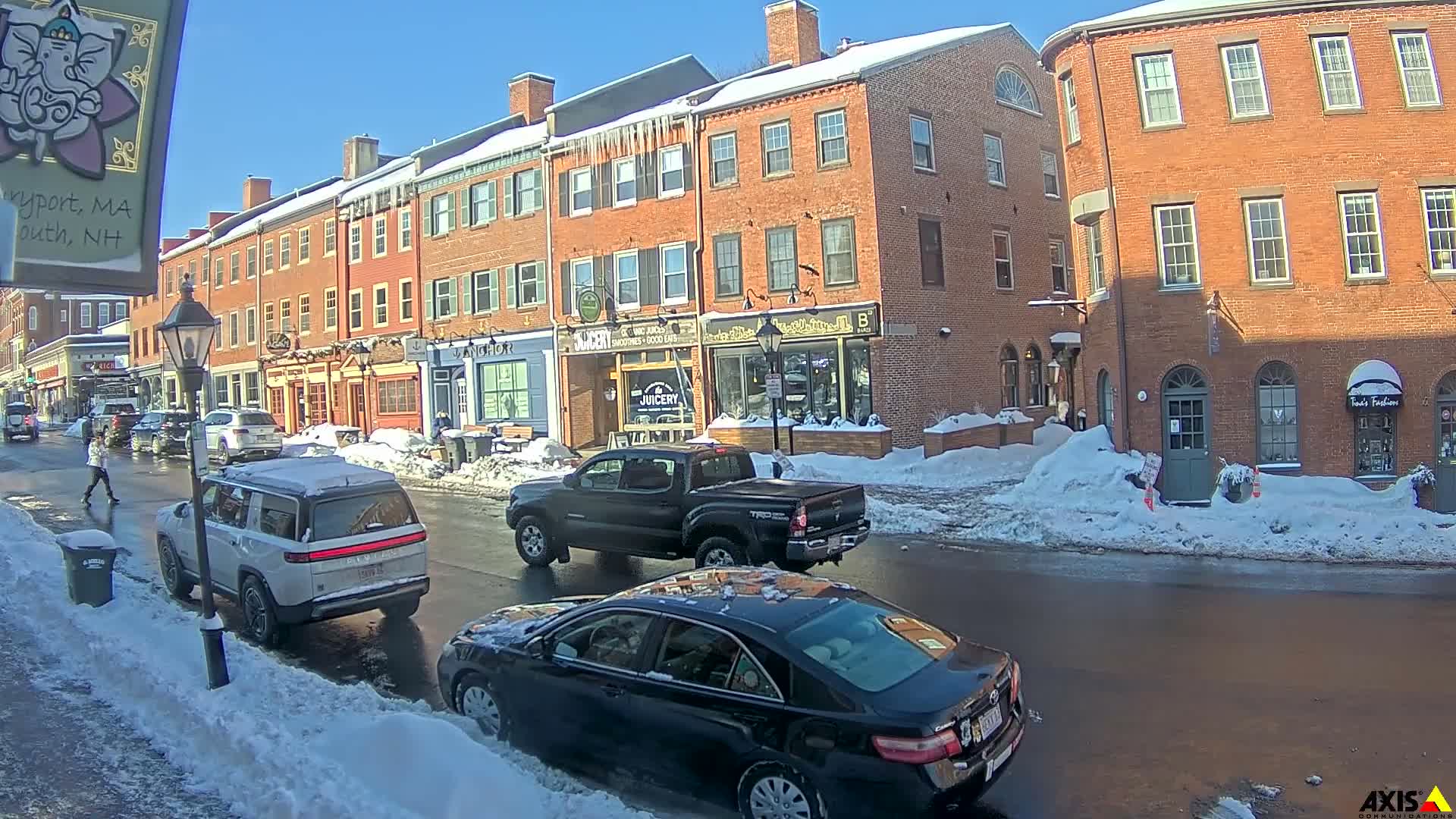 Newburyport, State Street South View Live Cam - Newburyport, Essex, Massachusetts, USA