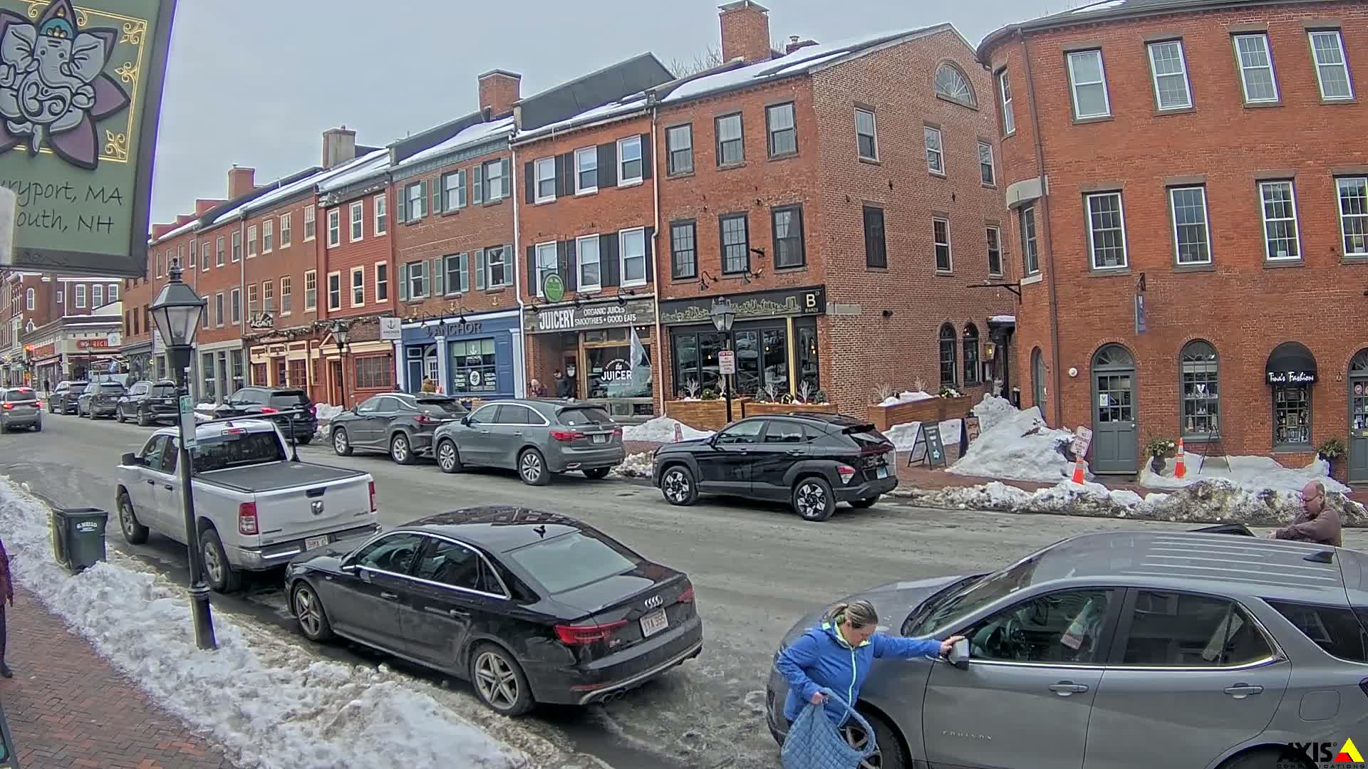Newburyport, State Street South View Live Cam - Newburyport, Essex, Massachusetts, USA