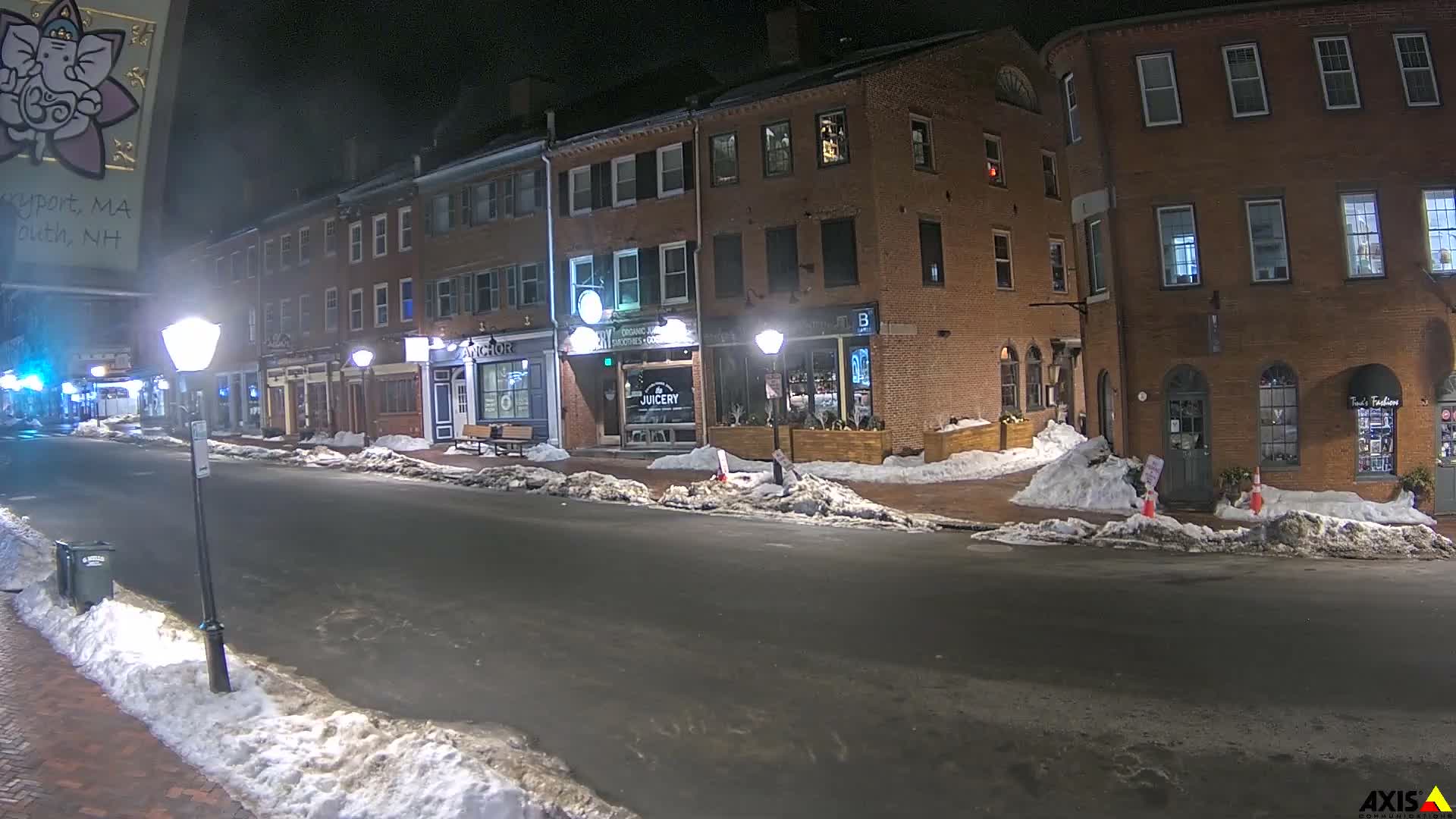 Newburyport, State Street South View Live Cam - Newburyport, Essex, Massachusetts, USA