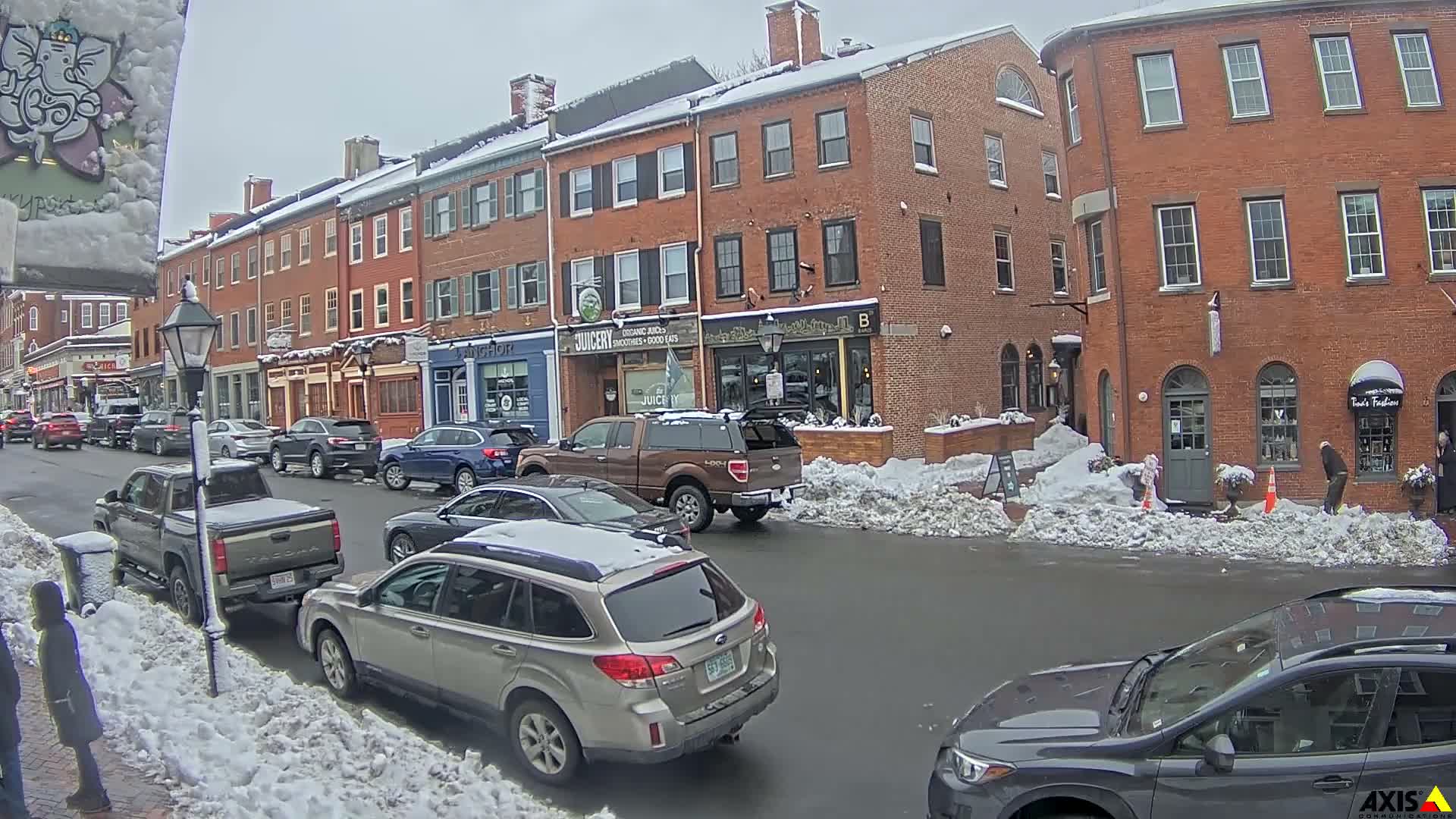 Newburyport, State Street South View Live Cam - Newburyport, Essex, Massachusetts, USA