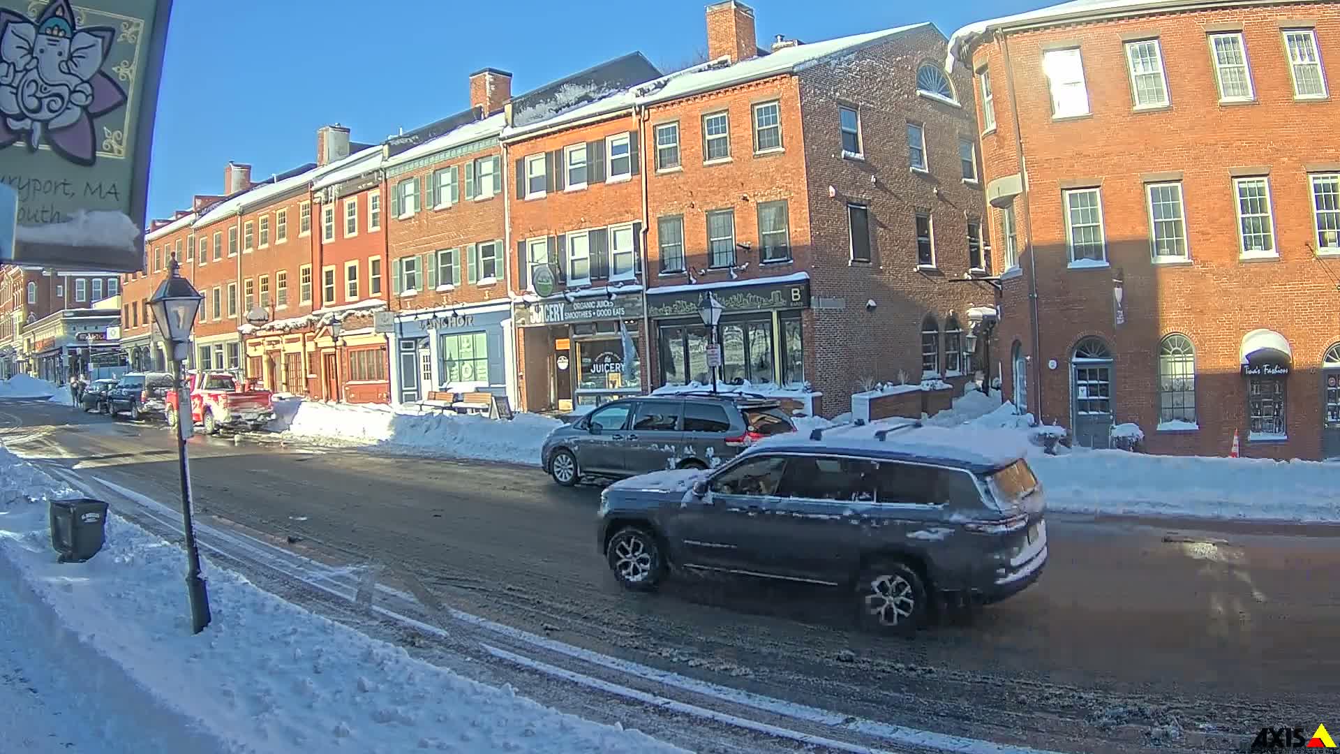 Newburyport, State Street South View Live Cam - Newburyport, Essex, Massachusetts, USA