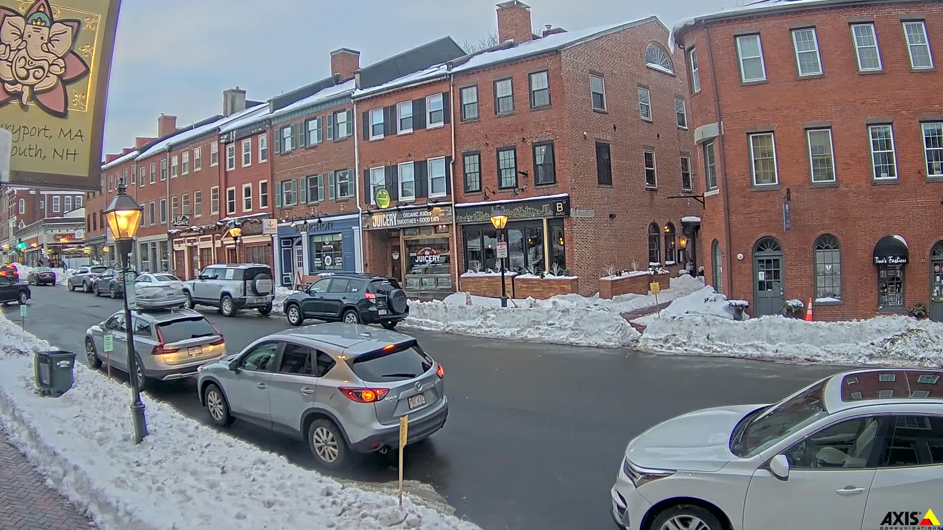Newburyport, State Street South View Live Cam - Newburyport, Essex, Massachusetts, USA