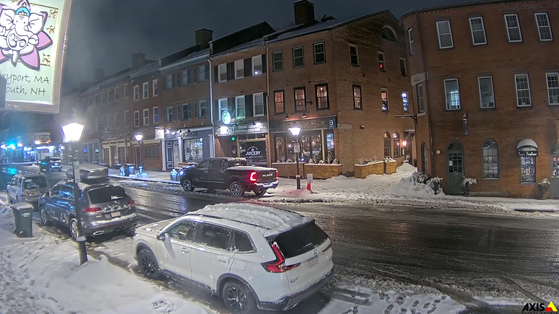Newburyport, State Street South View Live Cam - Newburyport, Essex, Massachusetts, USA