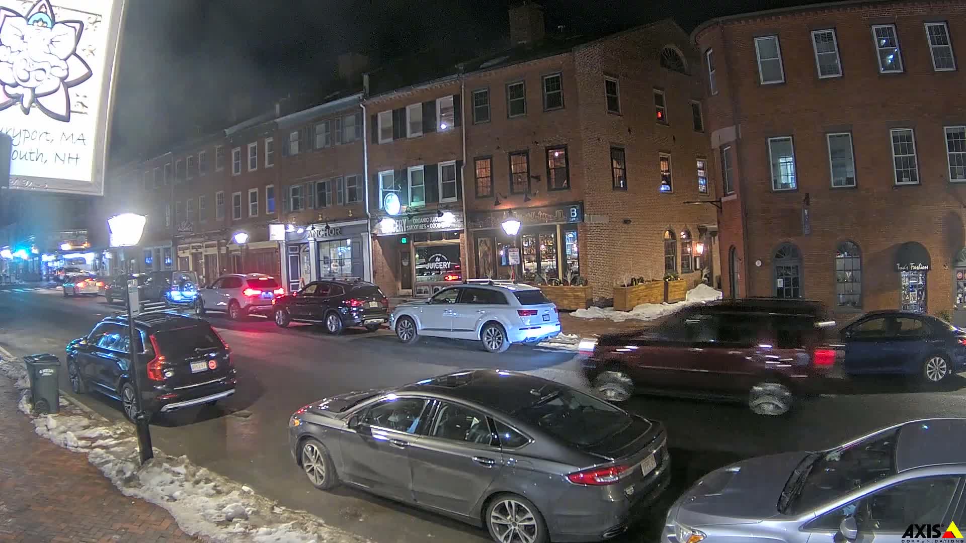 Newburyport, State Street South View Live Cam - Newburyport, Essex, Massachusetts, USA