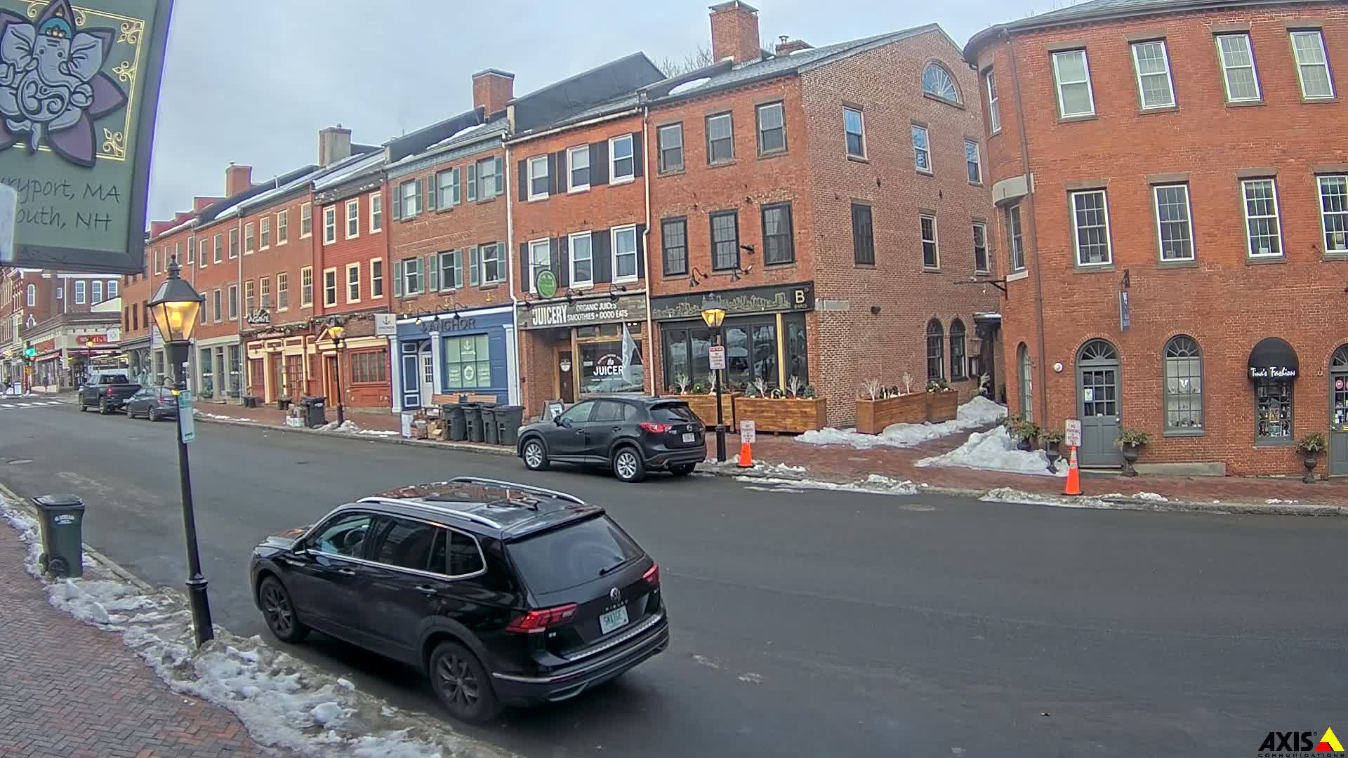 Newburyport, State Street South View Live Cam - Newburyport, Essex, Massachusetts, USA