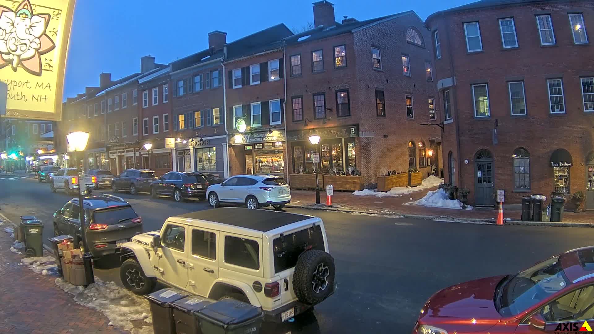 Newburyport, State Street South View Live Cam - Newburyport, Essex, Massachusetts, USA