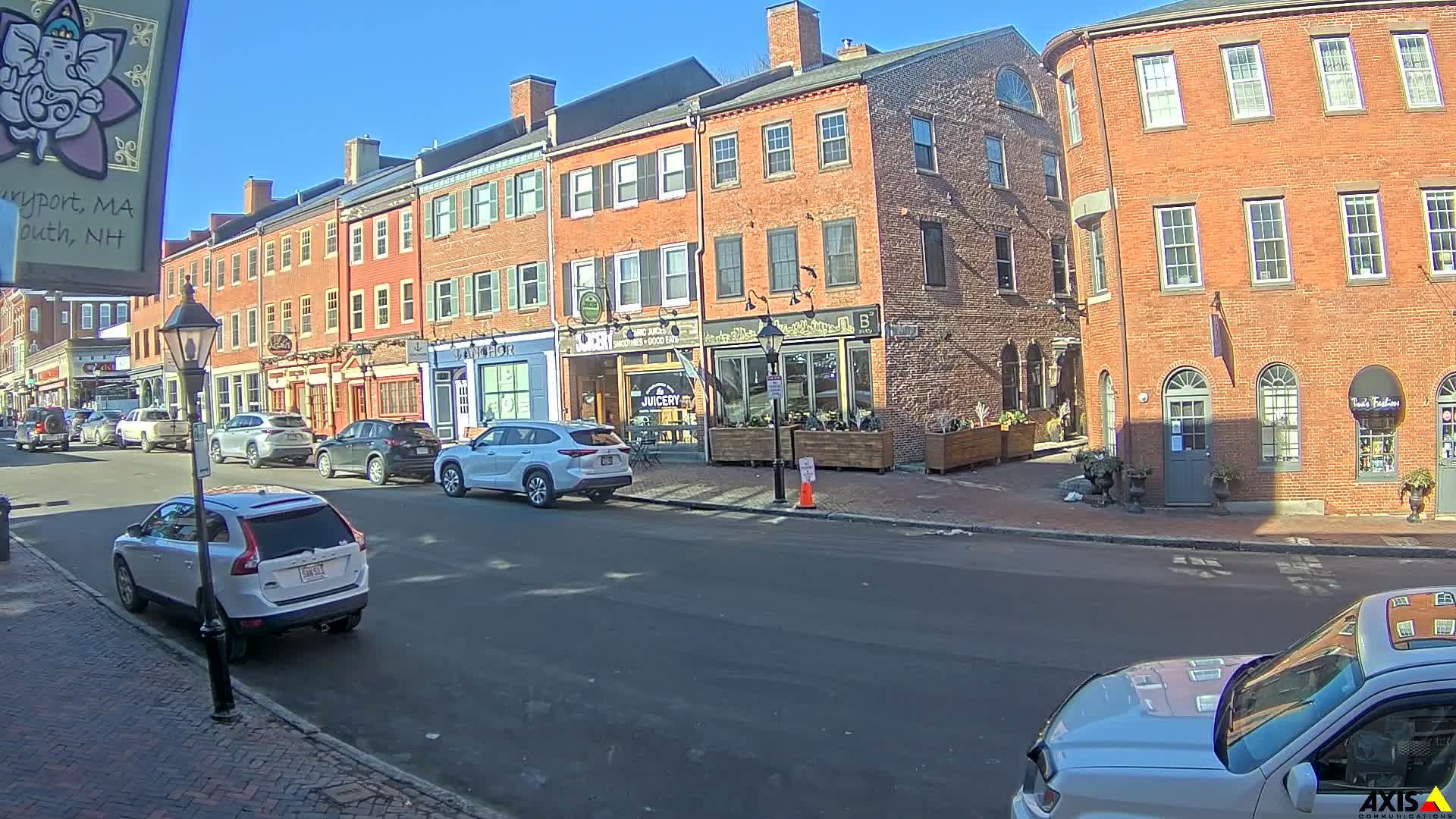 Newburyport, State Street South View Live Cam - Newburyport, Essex, Massachusetts, USA