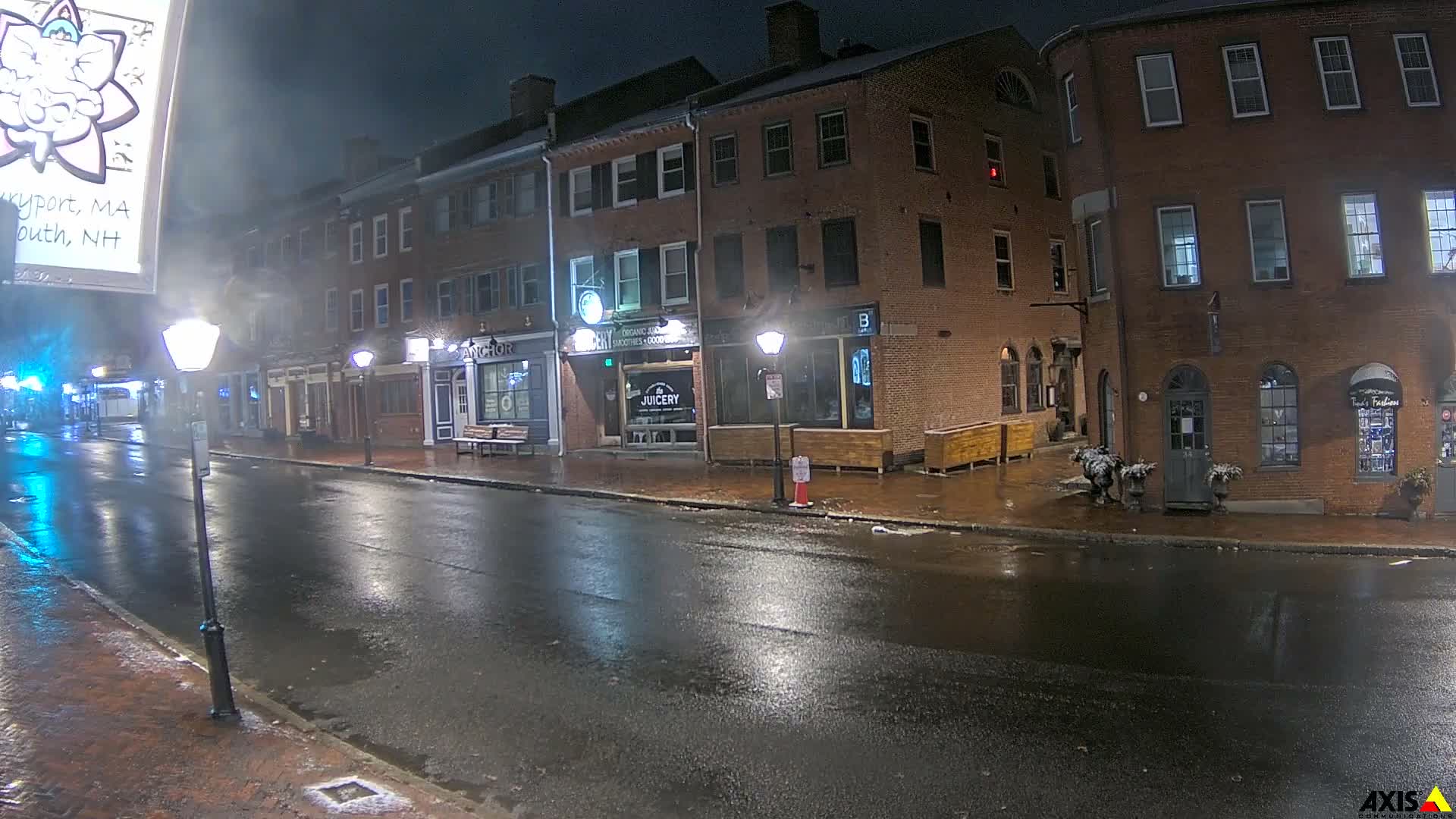 Newburyport, State Street South View Live Cam - Newburyport, Essex, Massachusetts, USA