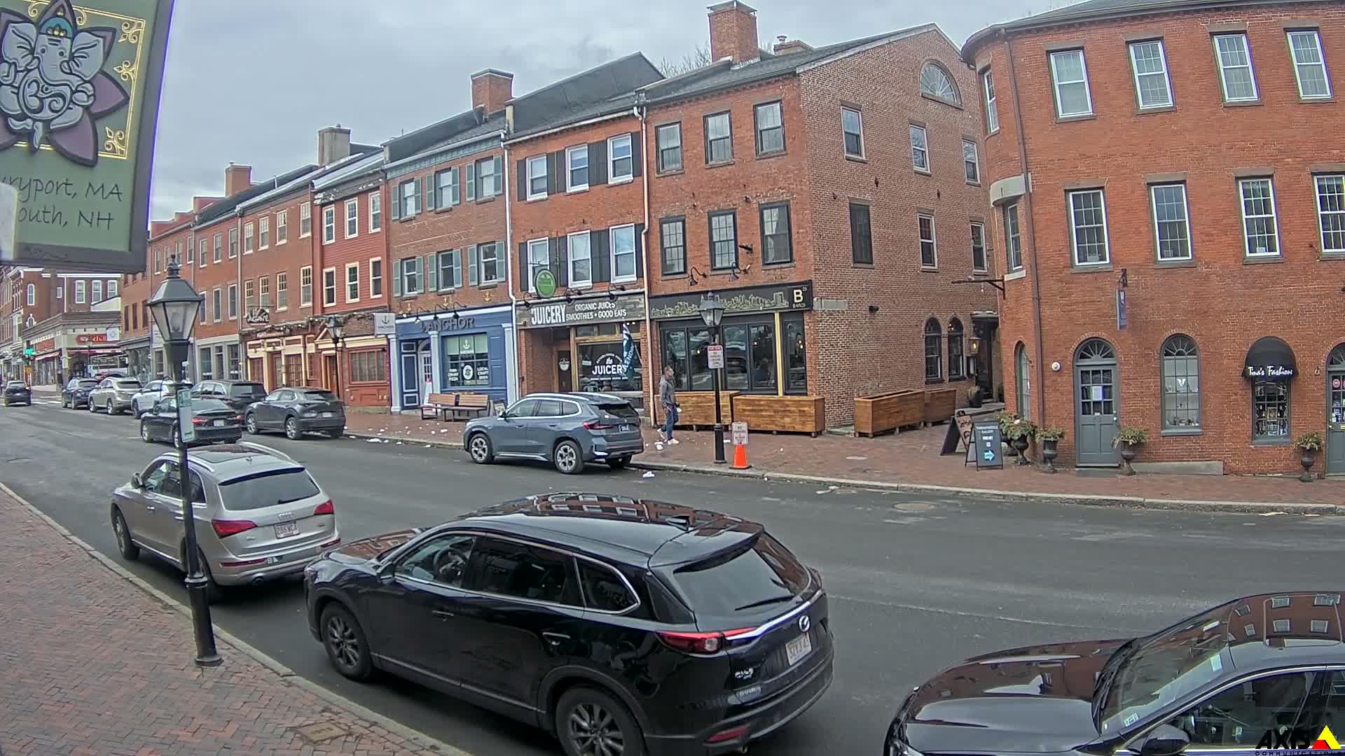 Newburyport, State Street South View Live Cam - Newburyport, Essex, Massachusetts, USA