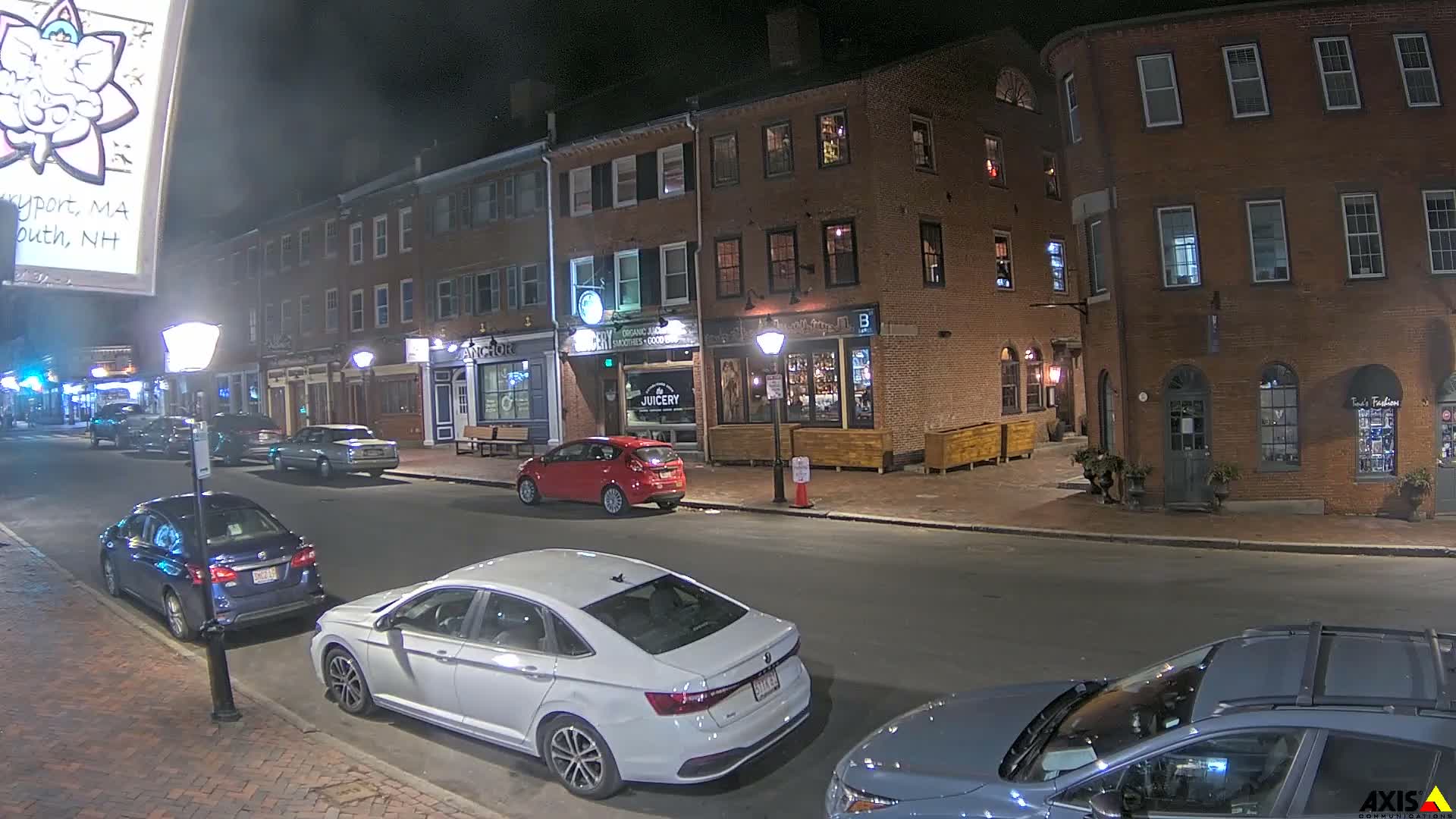 Newburyport, State Street South View Live Cam - Newburyport, Essex, Massachusetts, USA