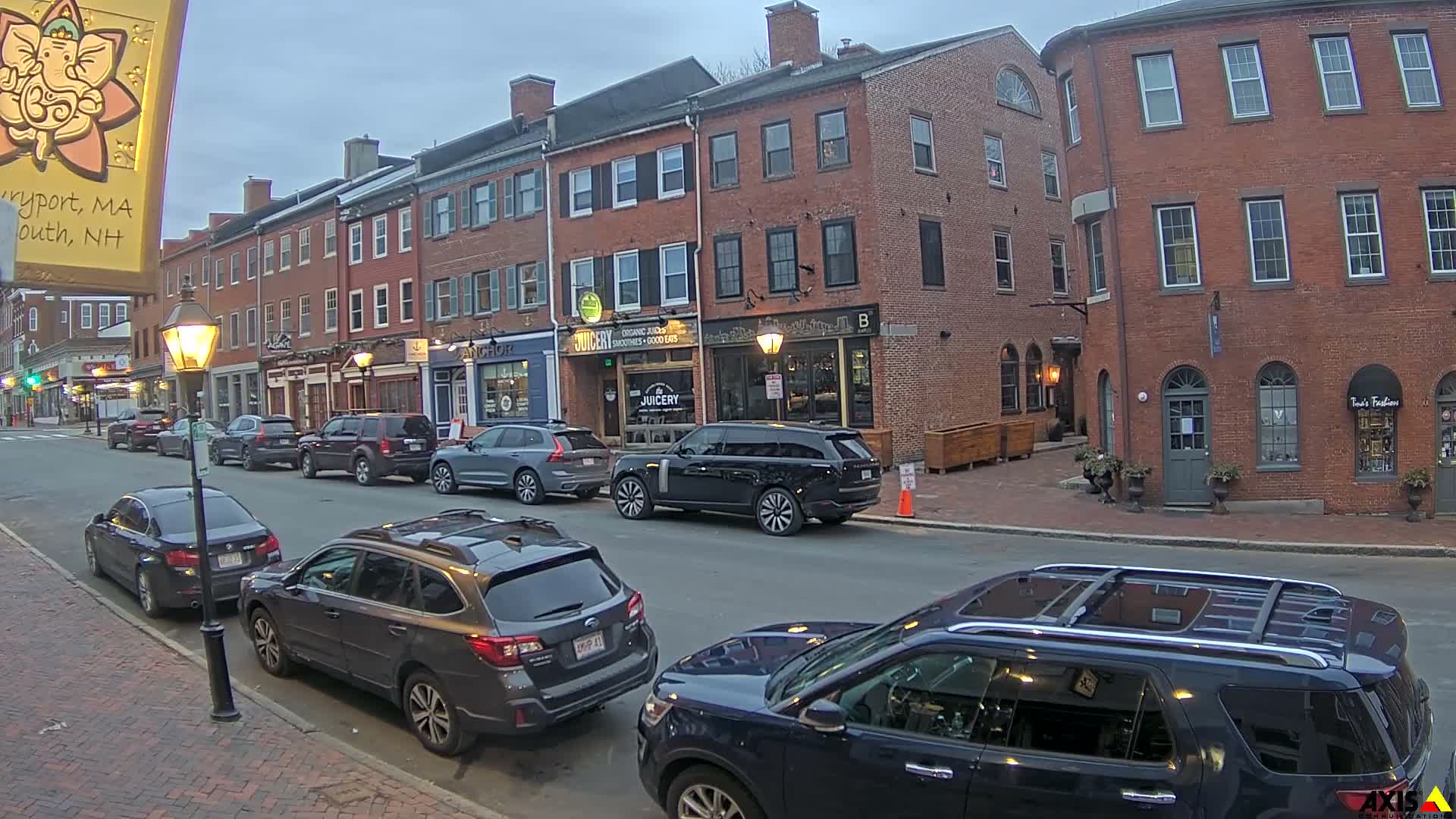 Newburyport, State Street South View Live Cam - Newburyport, Essex, Massachusetts, USA