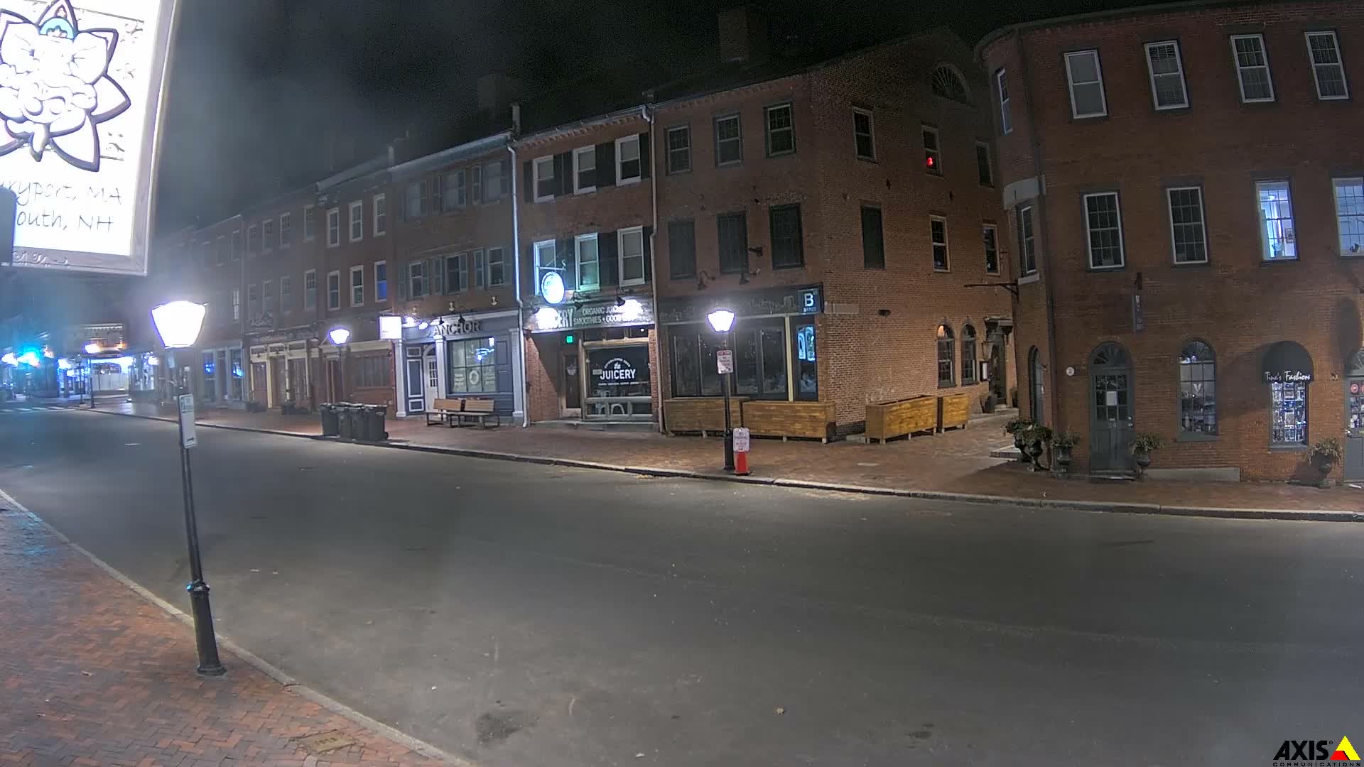 Newburyport, State Street South View Live Cam - Newburyport, Essex, Massachusetts, USA