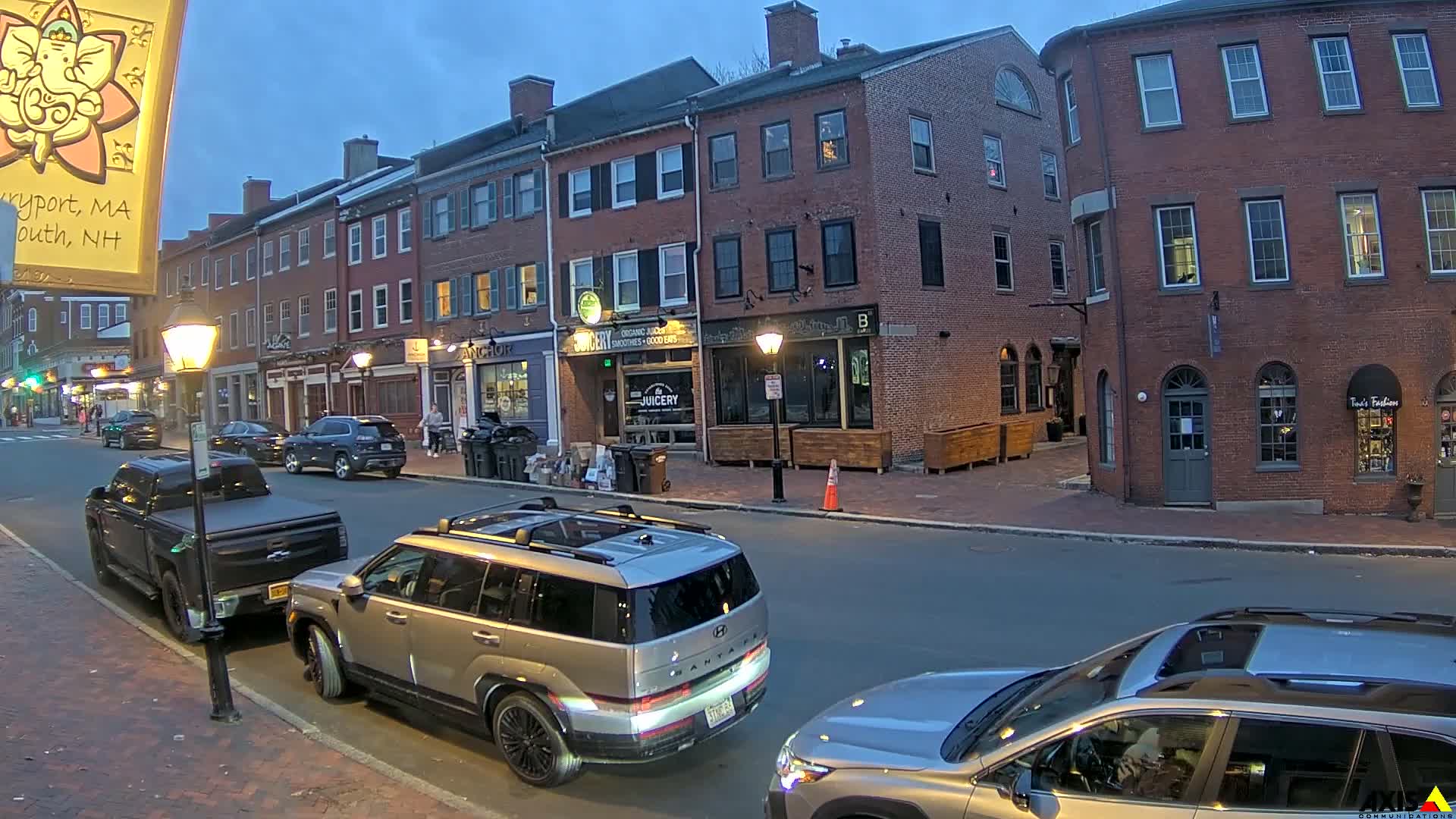 Newburyport, State Street South View Live Cam - Newburyport, Essex, Massachusetts, USA